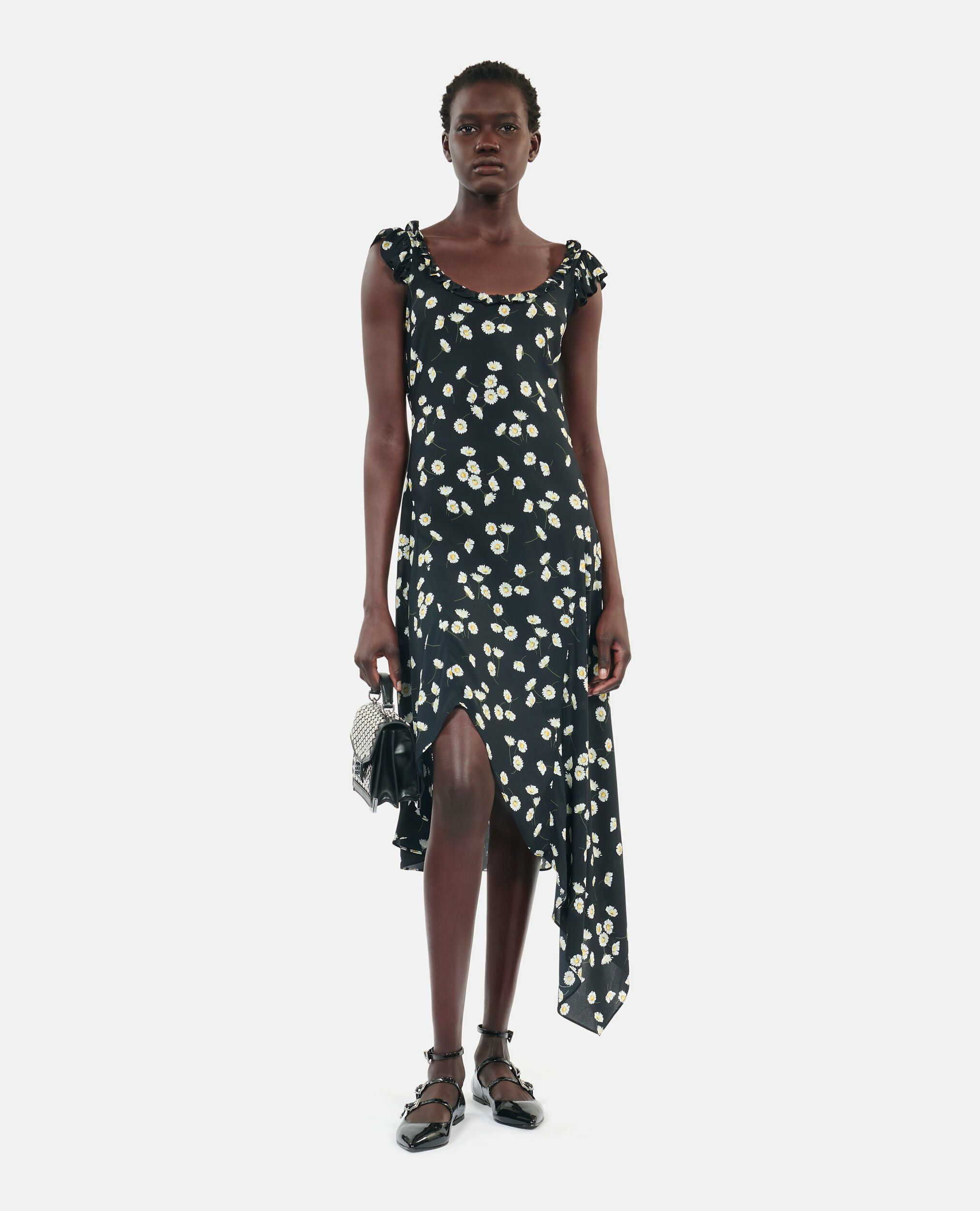 Robe Longue Avec Imprimé Fleuri Femme