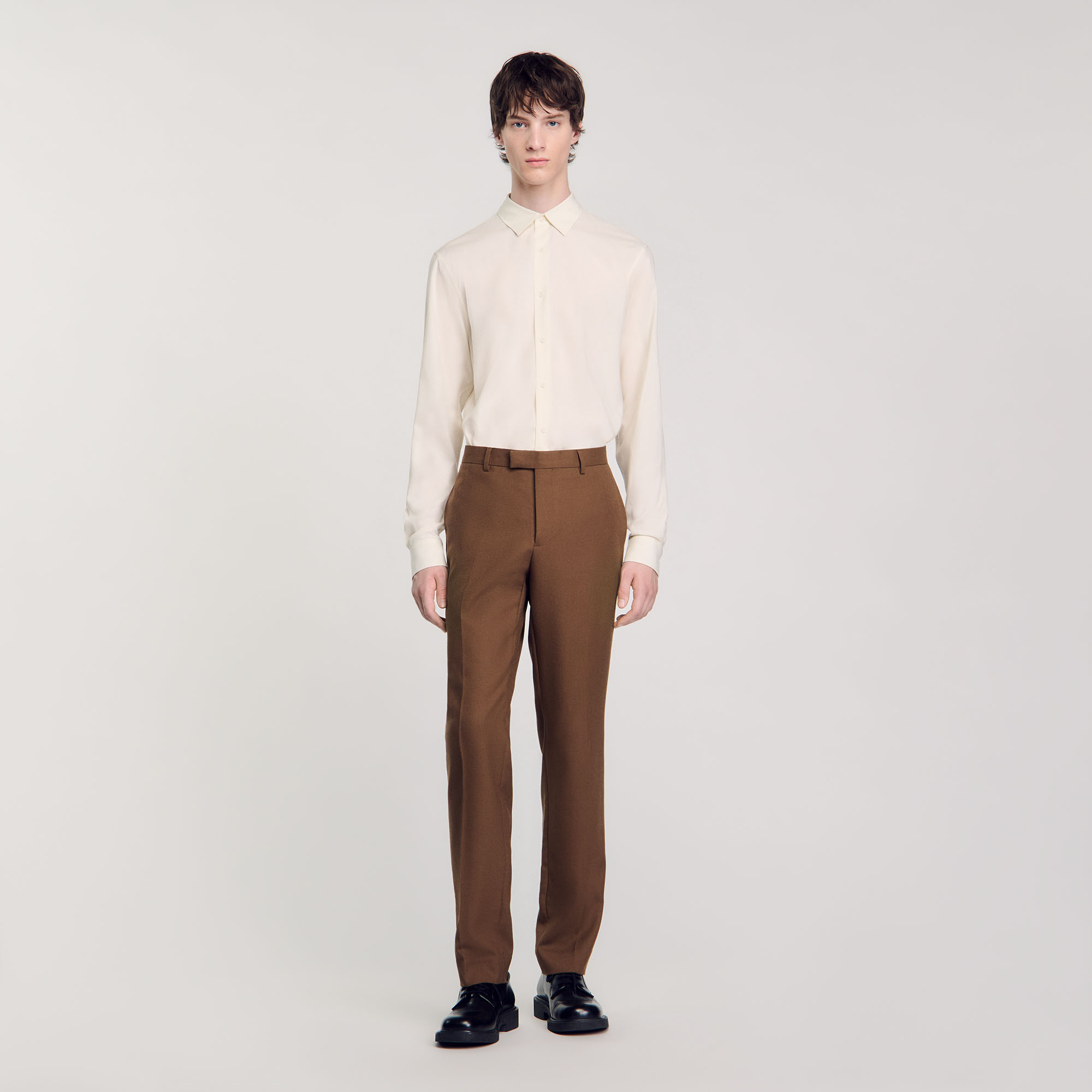 Pantalon de costume en laine