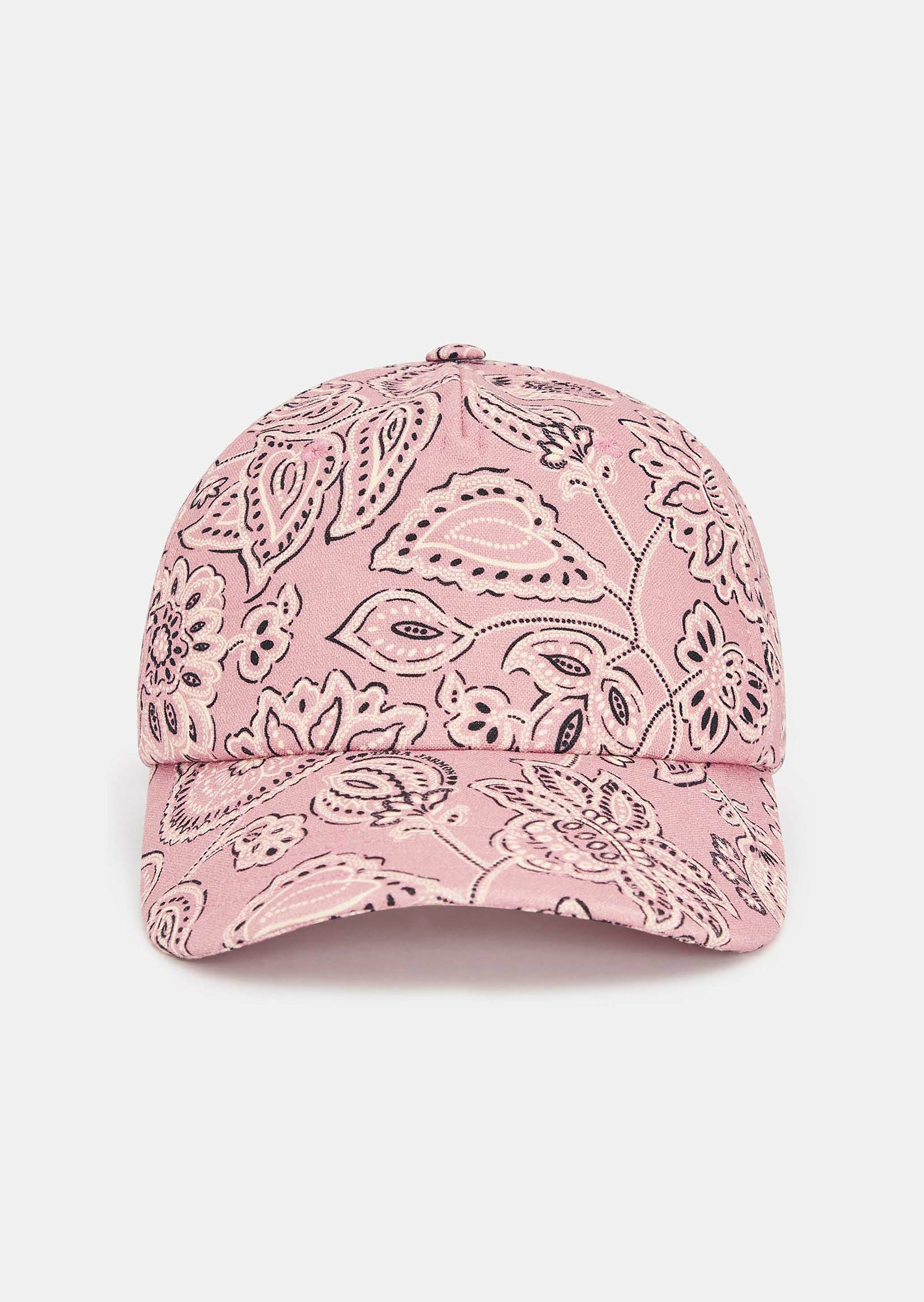 Casquette Carole-rose imprimé bandana