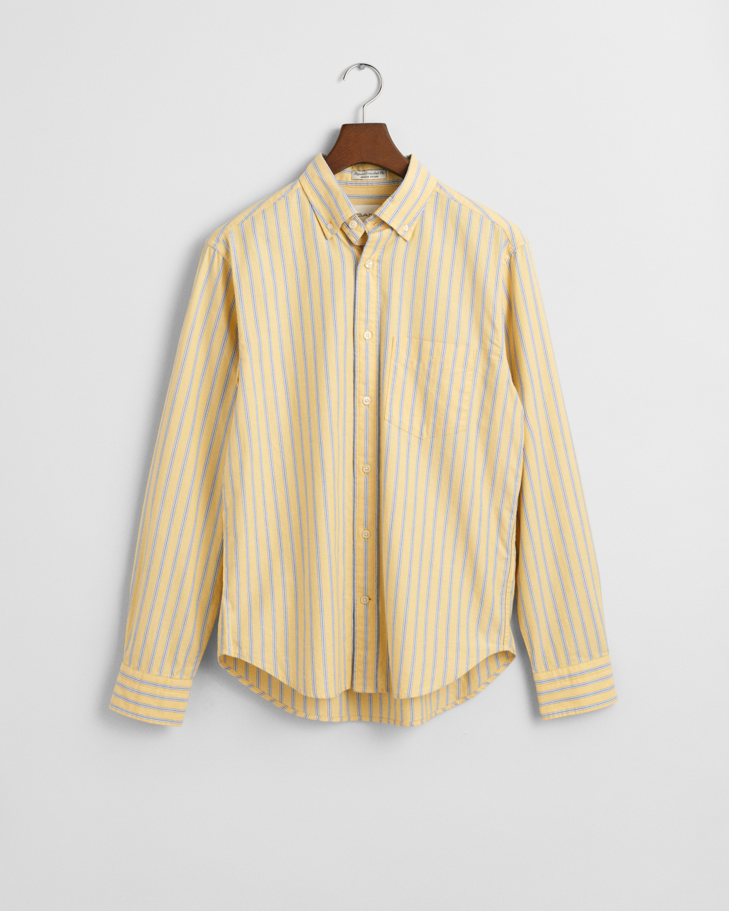 Regular Fit Striped Archive Oxford