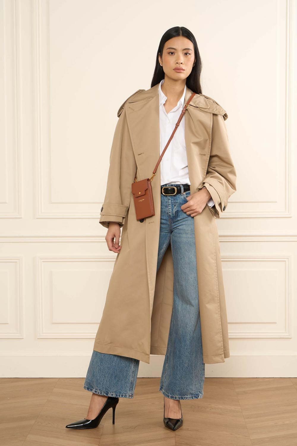 Pochette smartphone A rabat avec pression Donna Grace