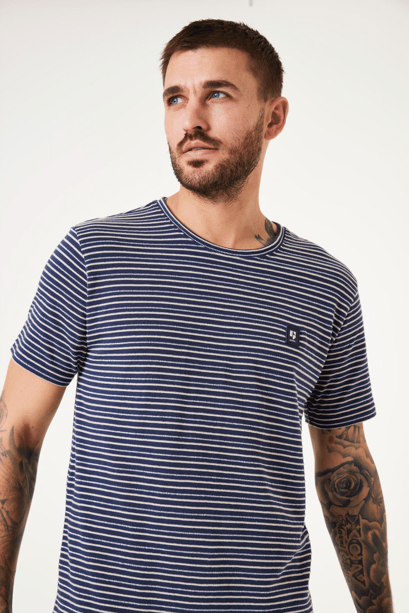 Men T-shirt Blue