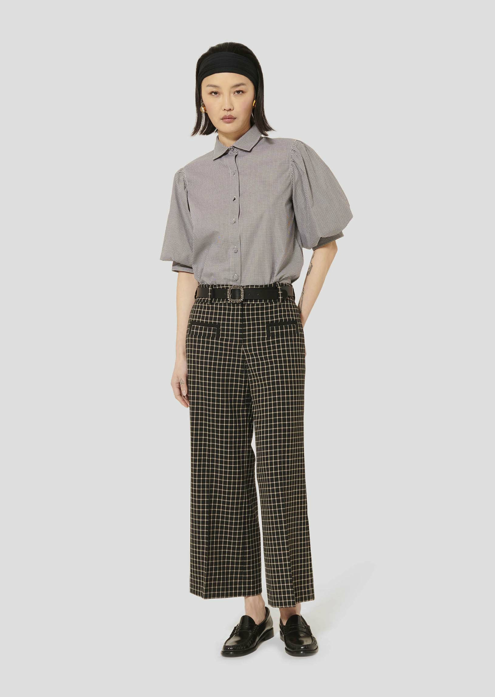 Pantalon Penelope-Noir en Polyester