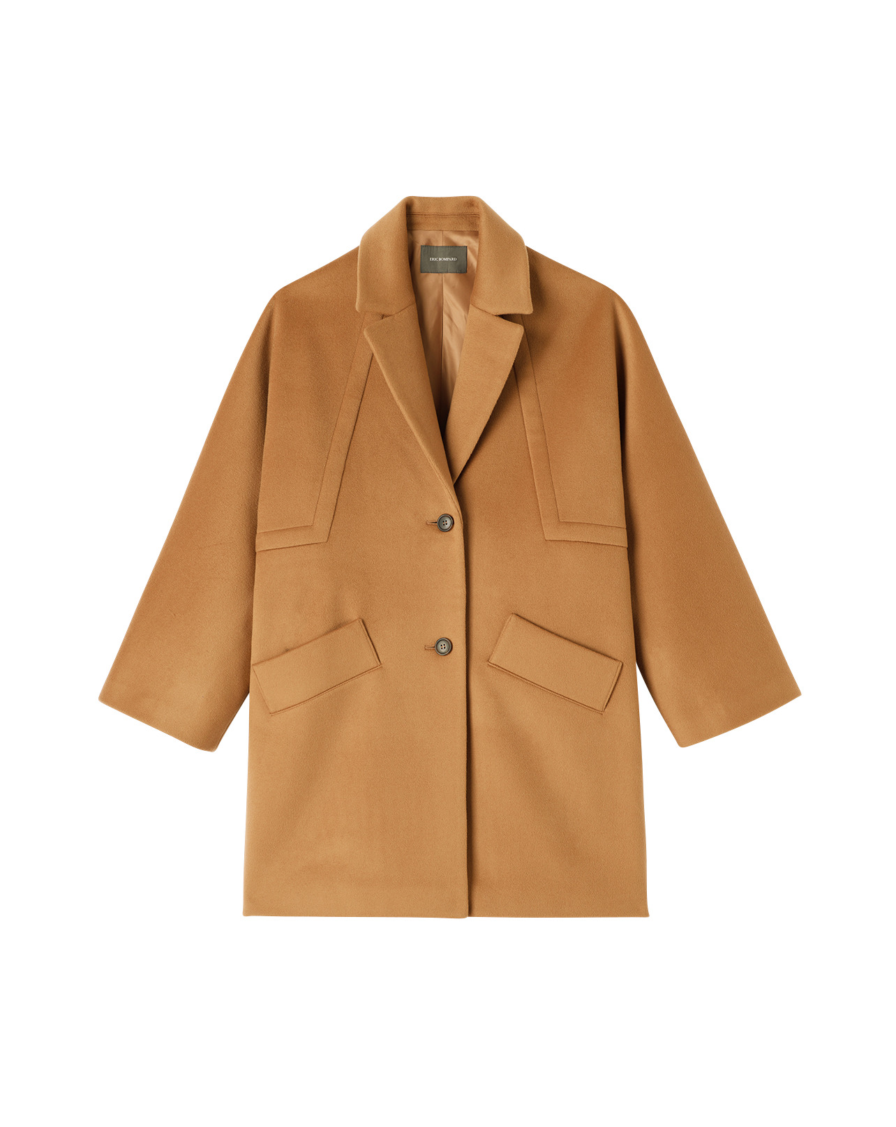 Manteau oversize double face découpes géométriques - Femme - VICUNA