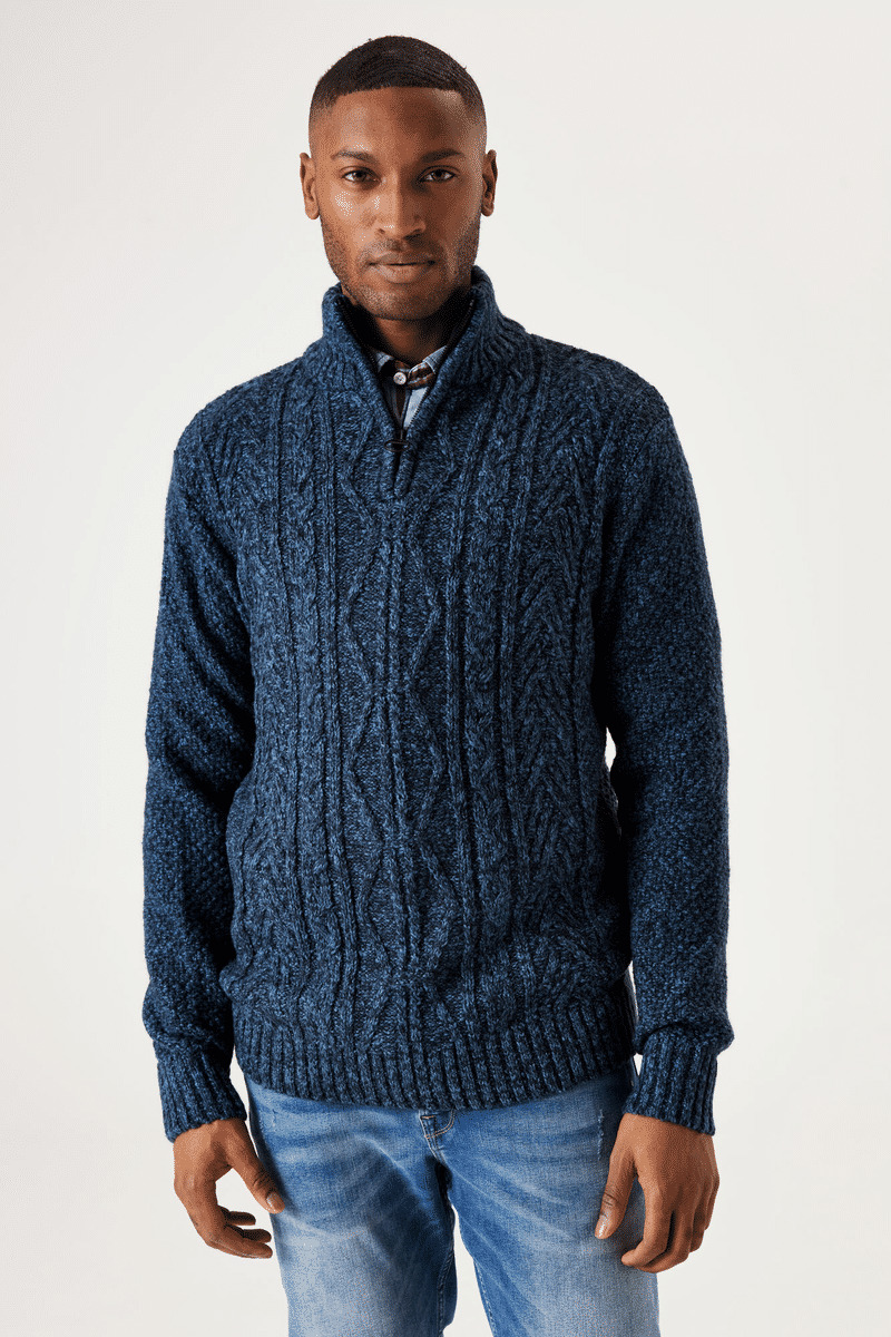 Men Sweater Blue