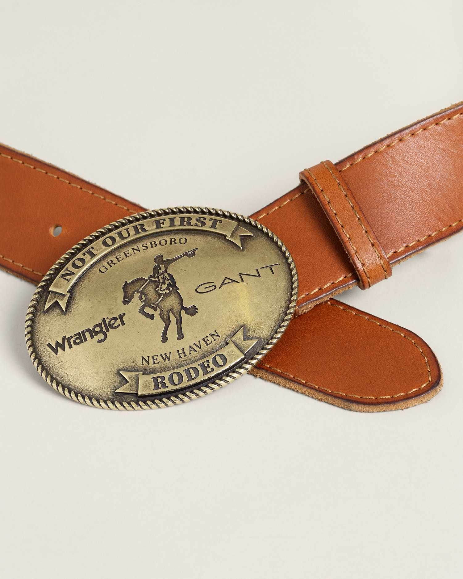 Ceinture en cuir Wrangler x GANT