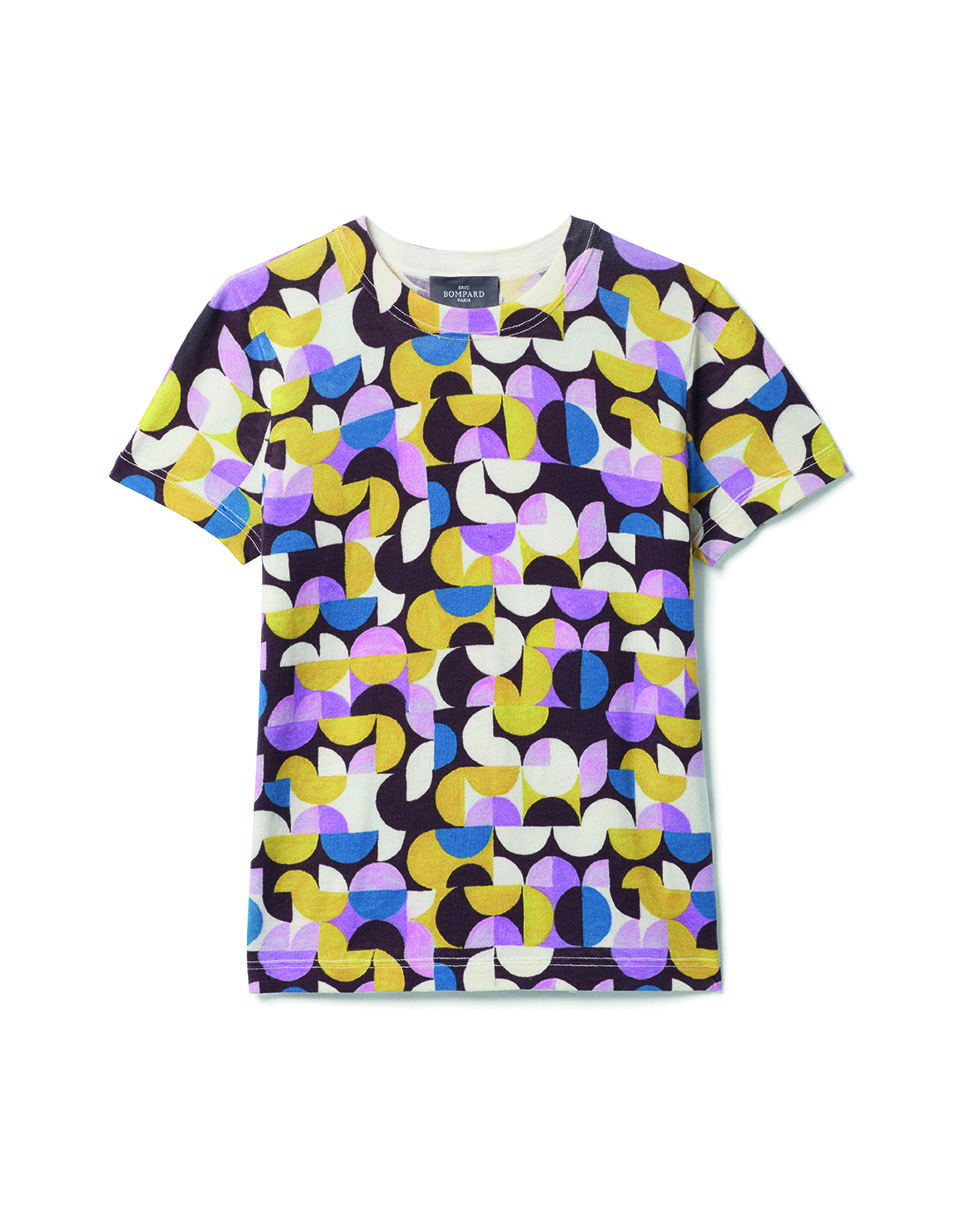 T-shirt imprimé mosaïque - Femme - MULTICOLORIS