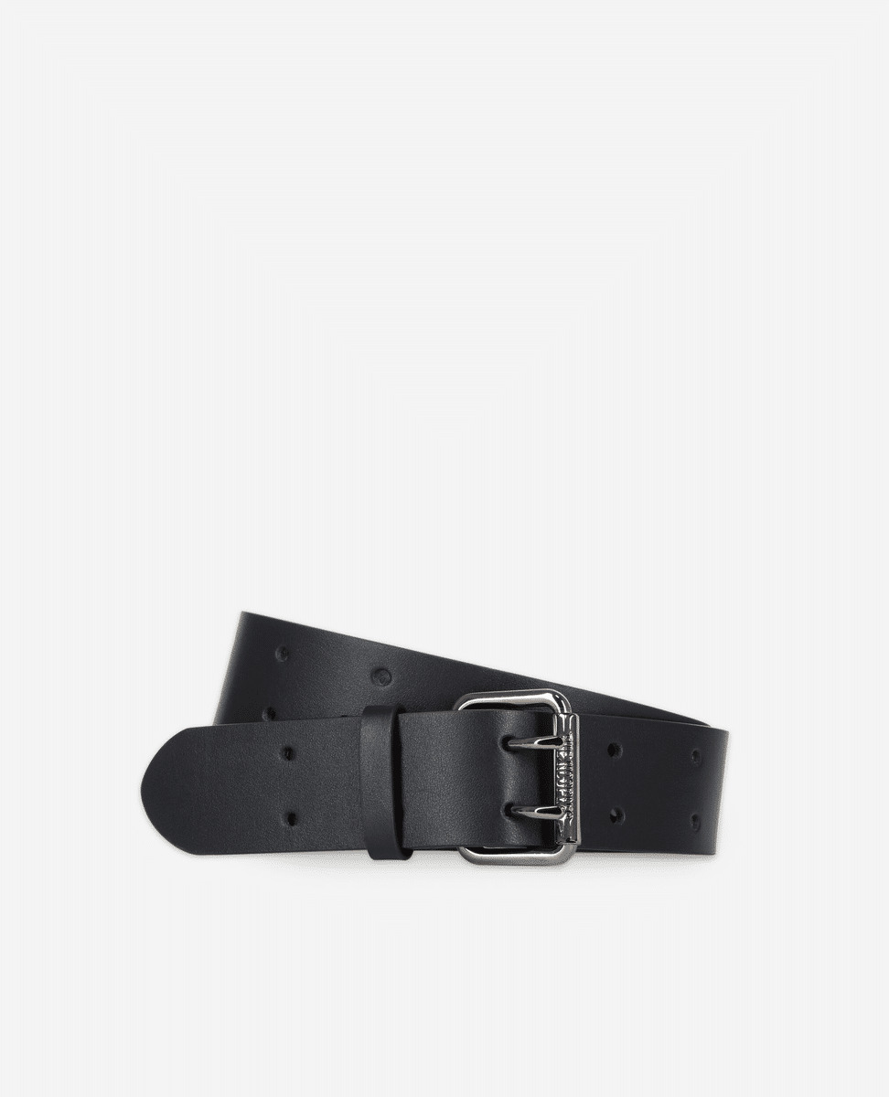Ceinture En Cuir Avec Boucle Double Ardillons