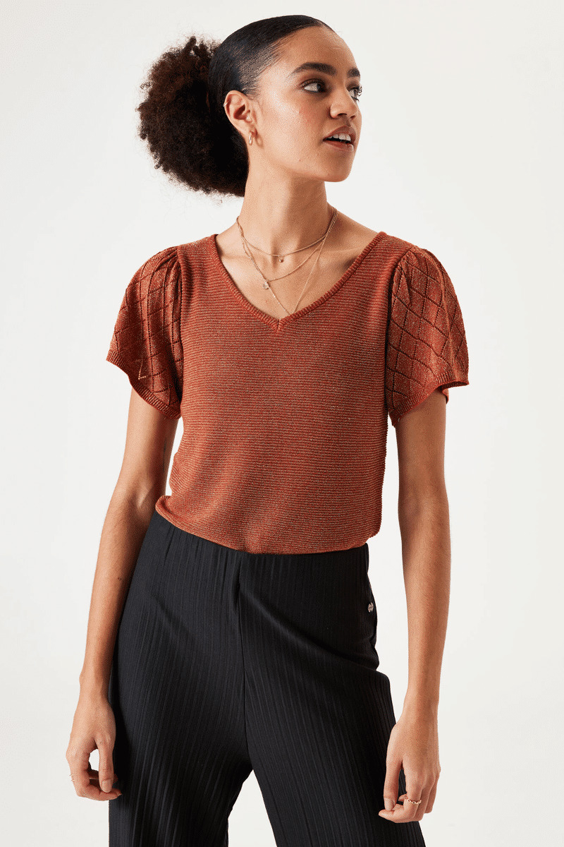 Women Sweater Brown