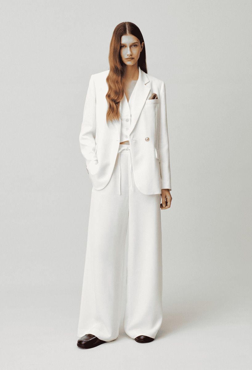 Veste tailleur boutonnée