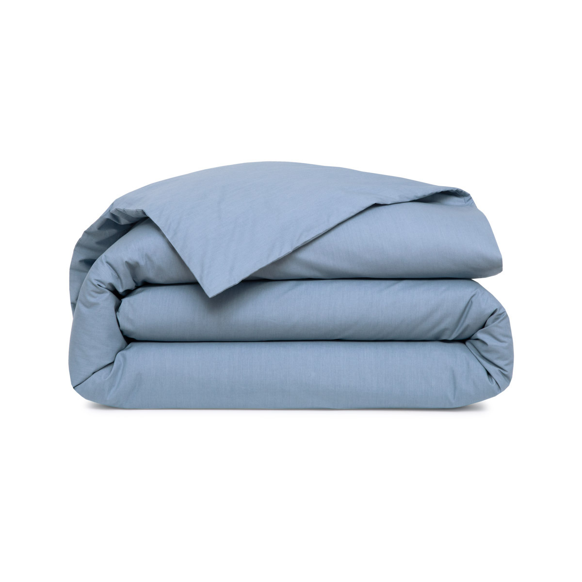 Desforges - Housse de couette en percale de coton bleu, Alcove