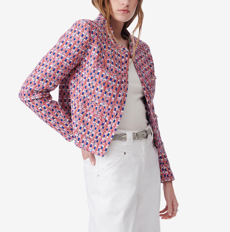 Veste En Tweed Multicolore Mopa