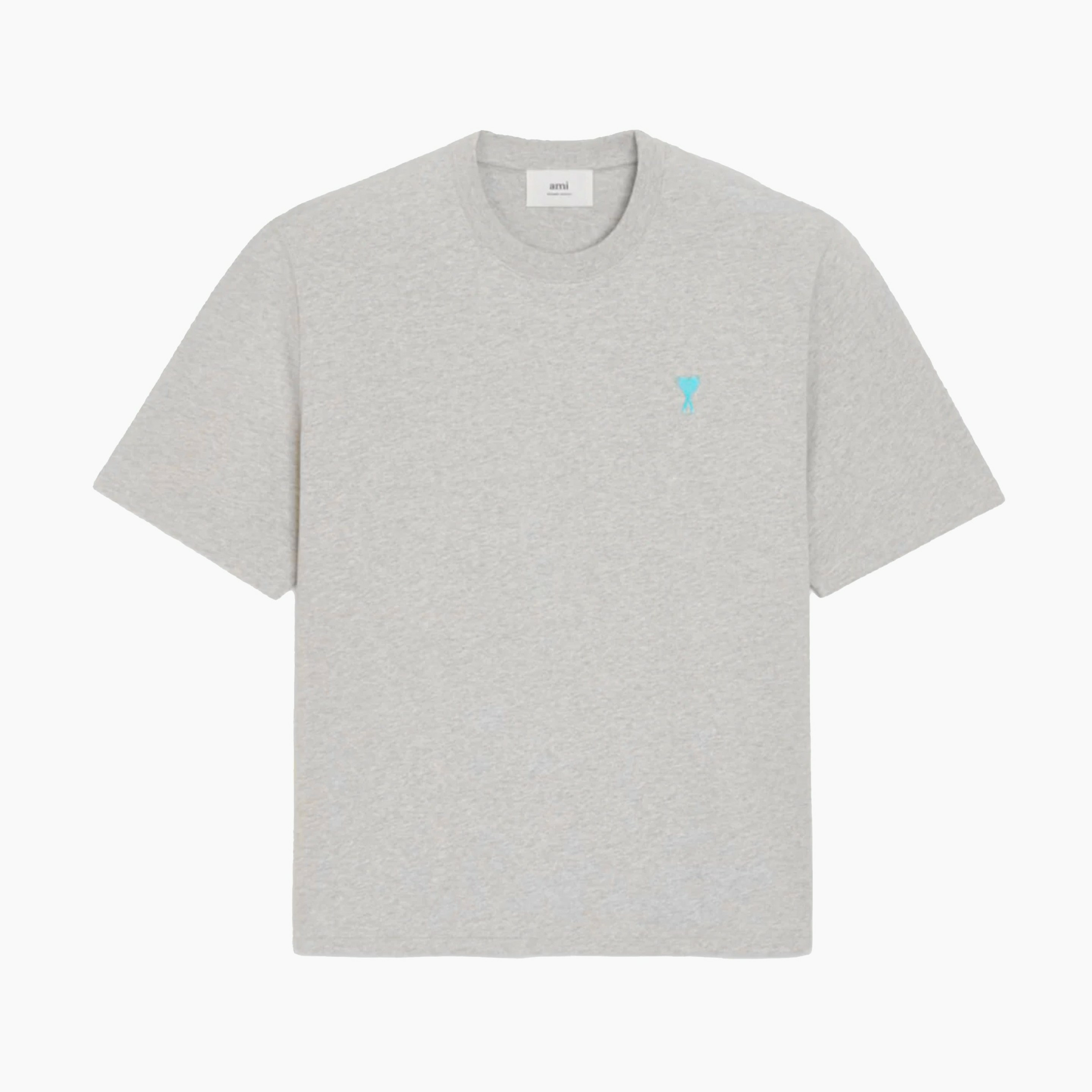 Ami Paris T-Shirt Ami de Coeur Bleu Gris