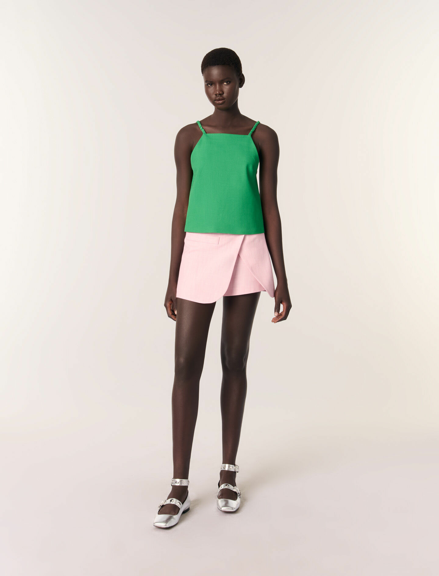 Short tailleur trompe l'œil