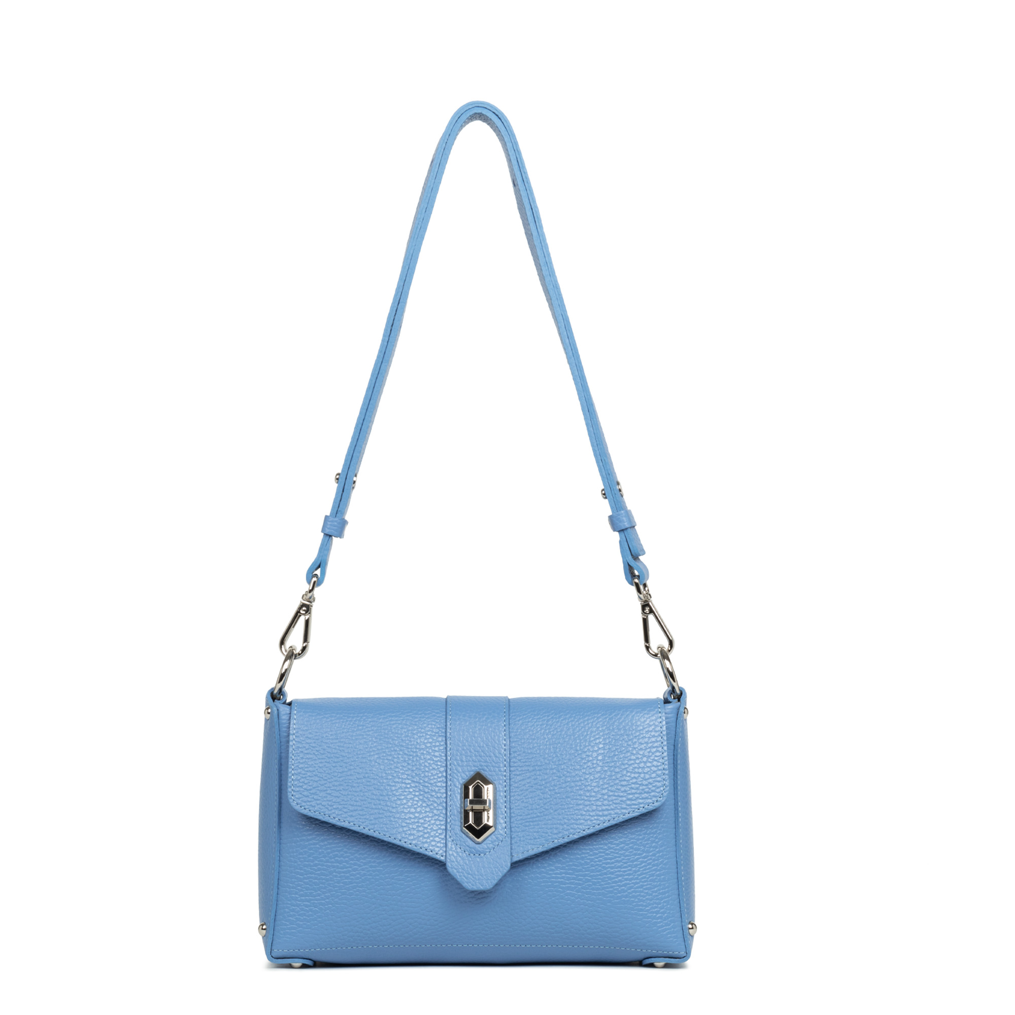 Sac trotteur A rabat avec fermoir Foulonne Double