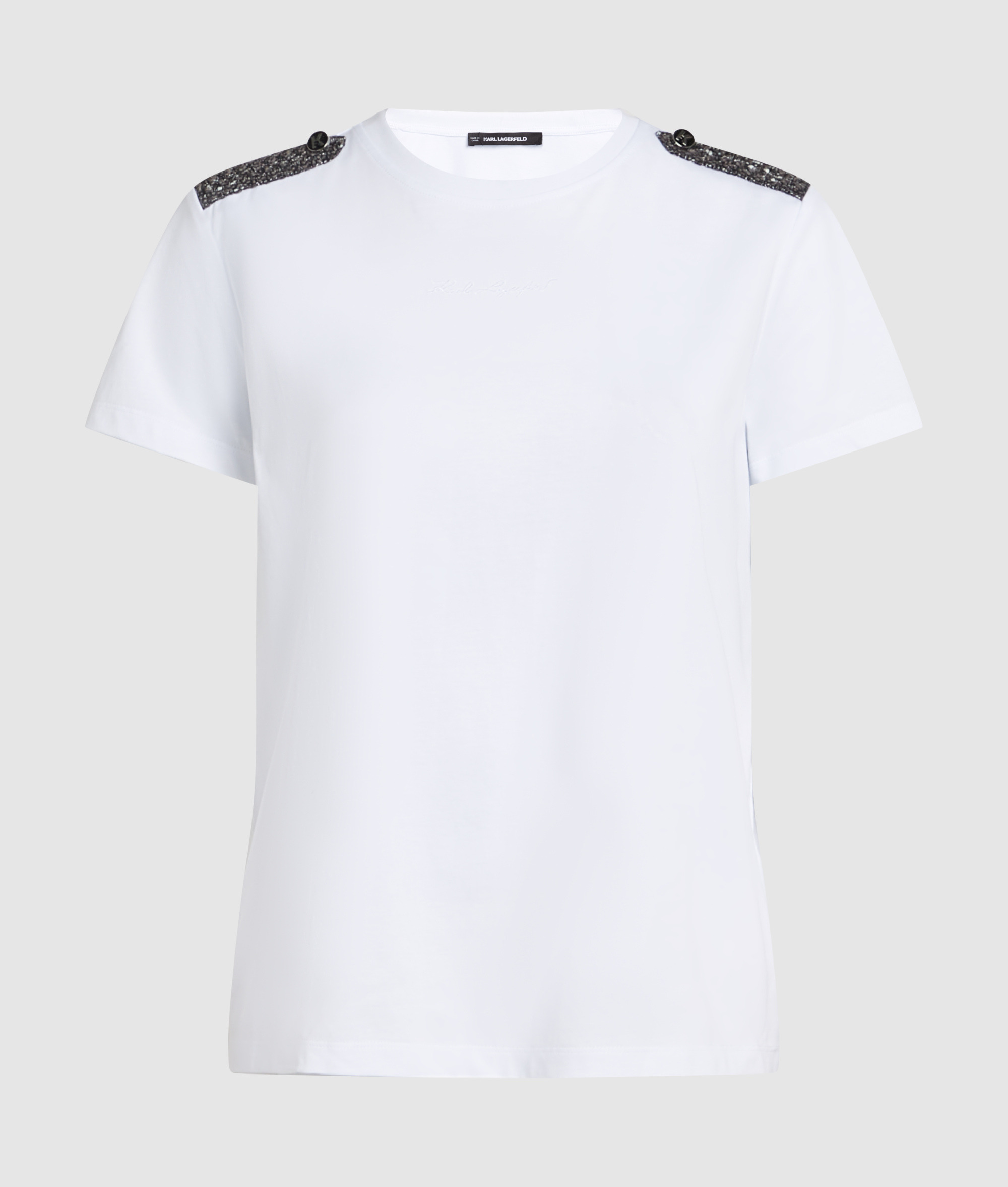BOUCLE DETAIL T-SHIRT