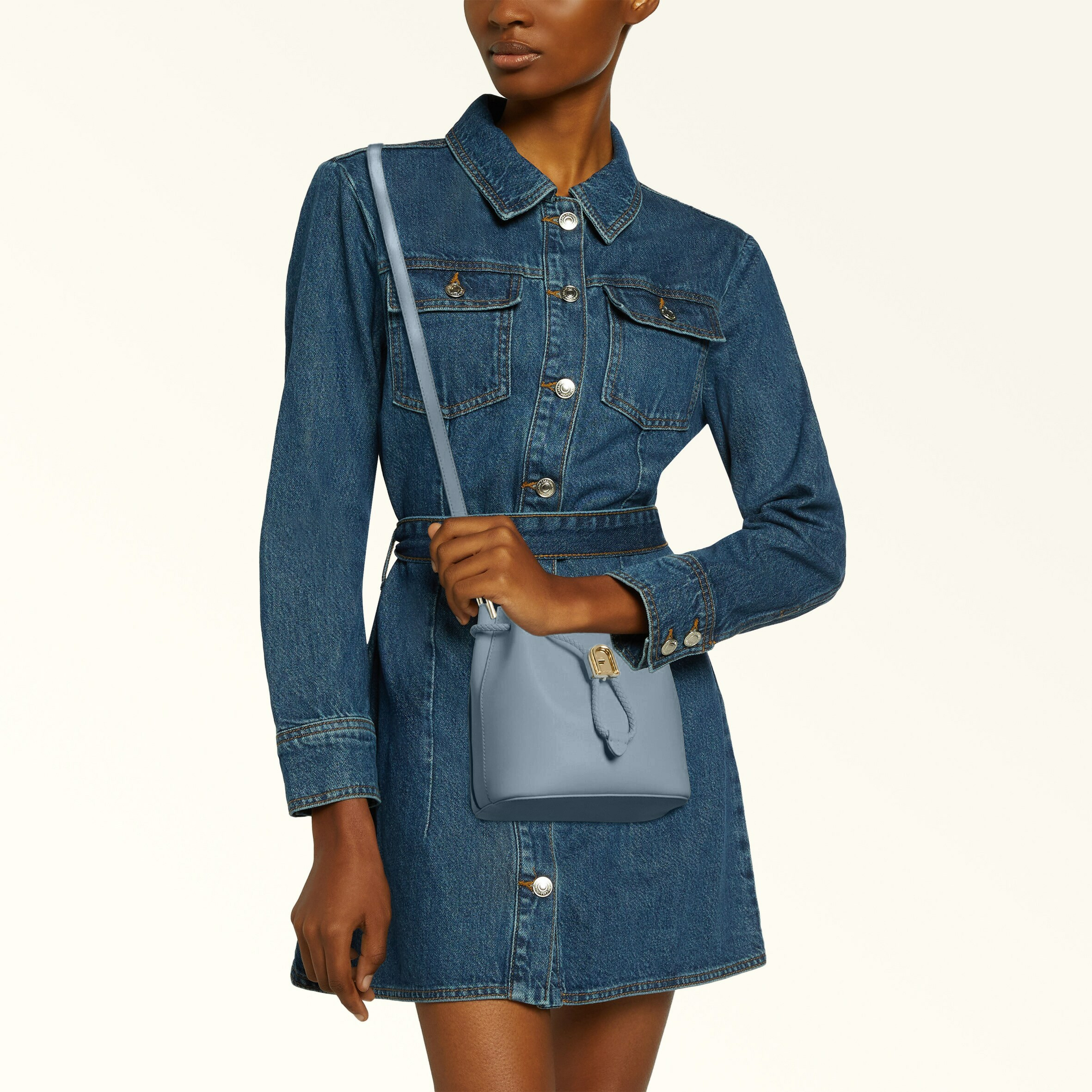 LEVANTE MINI DRAWSTRING - VITELLO FERRARA