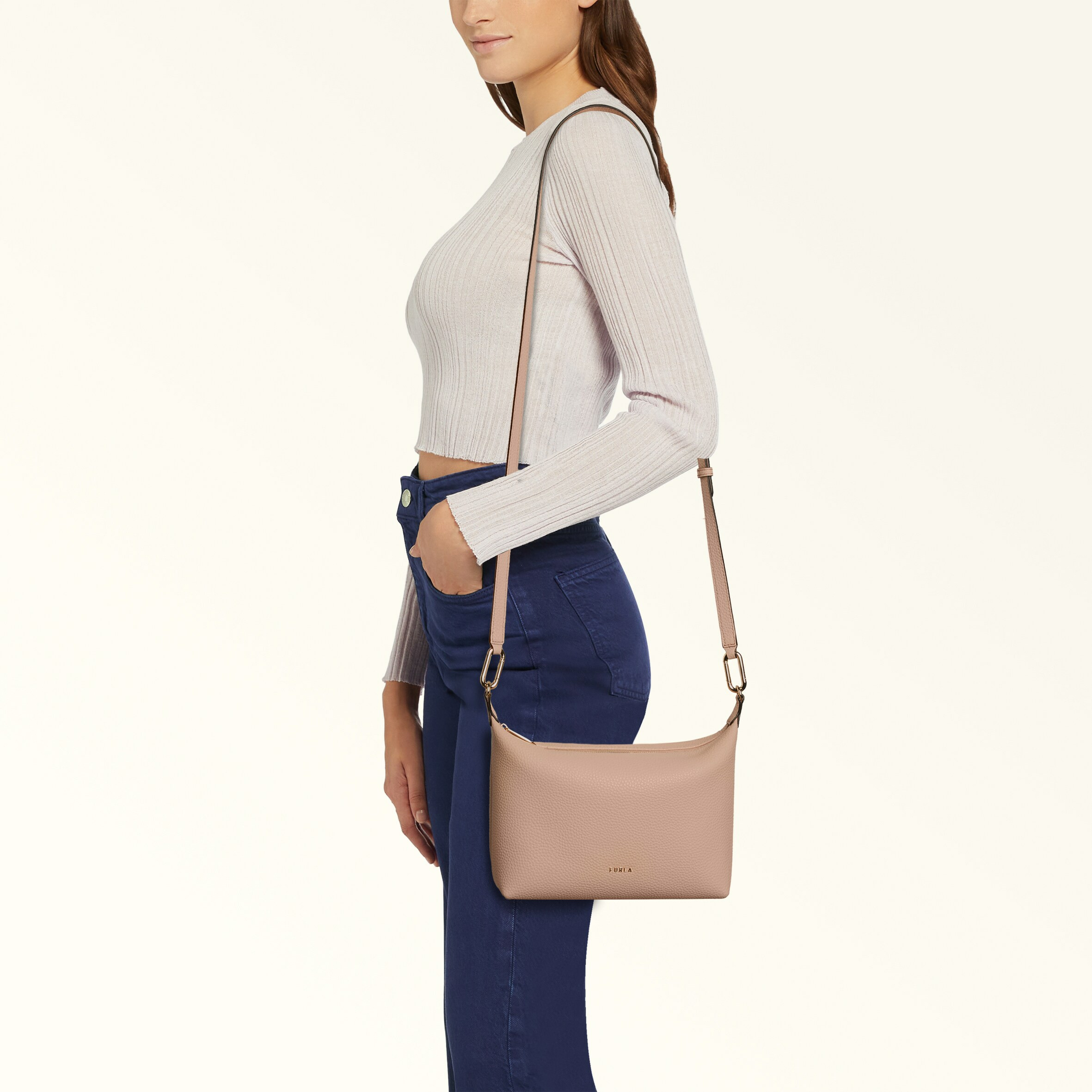 Teia L Crossbody - vitello keria - Furla