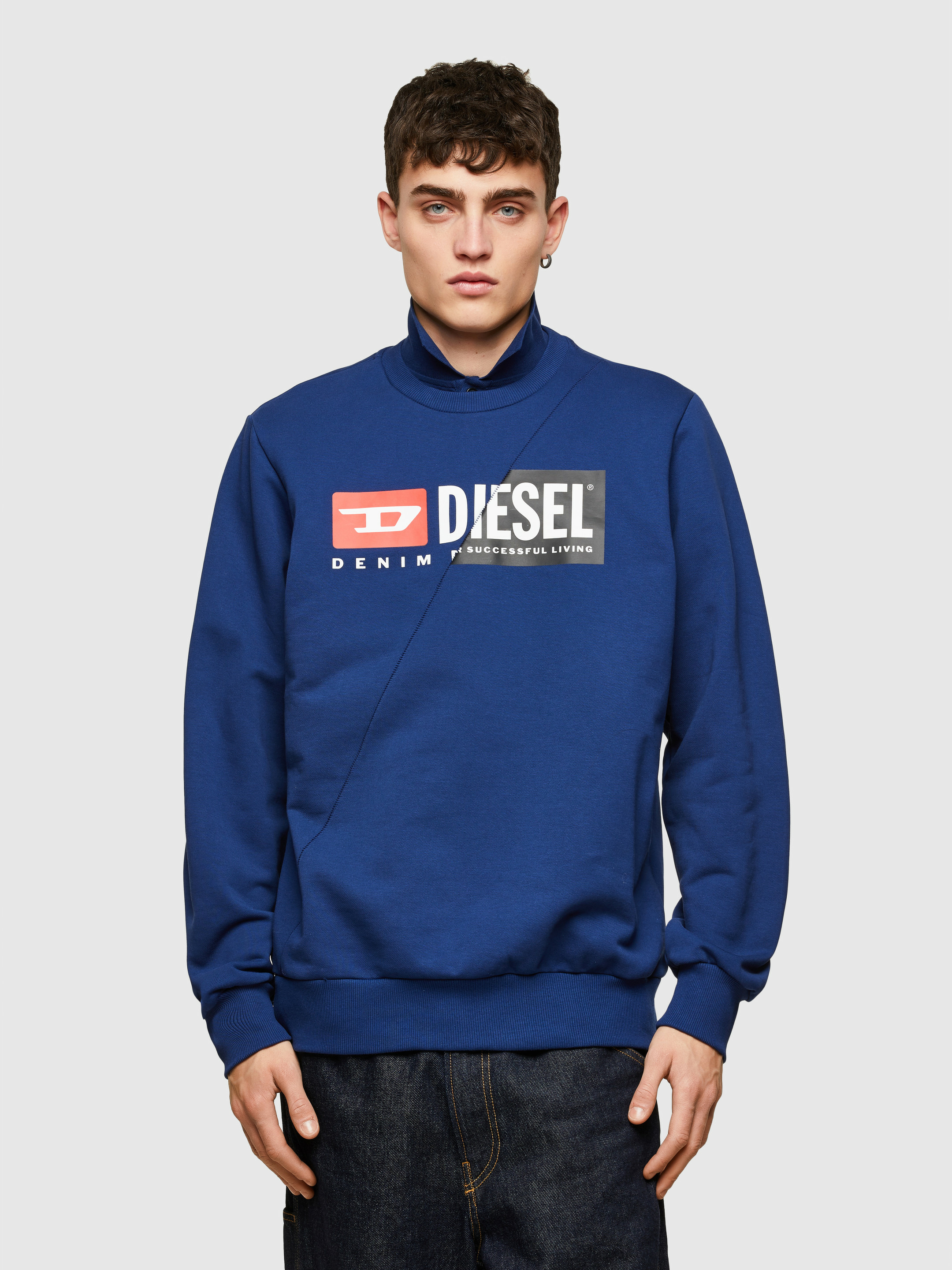 Sweat-shirt avec double logo imprimé