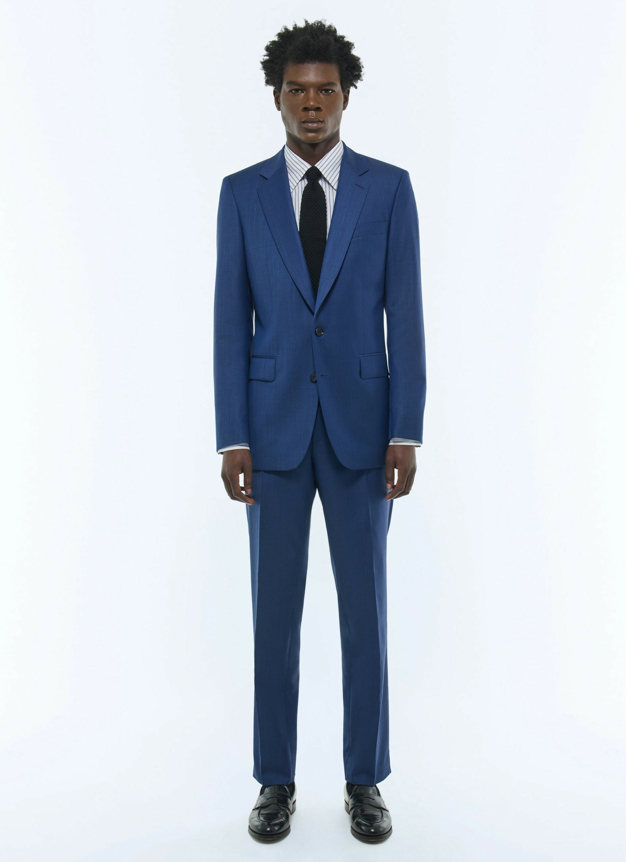 Costume ajusté en laine certifiée