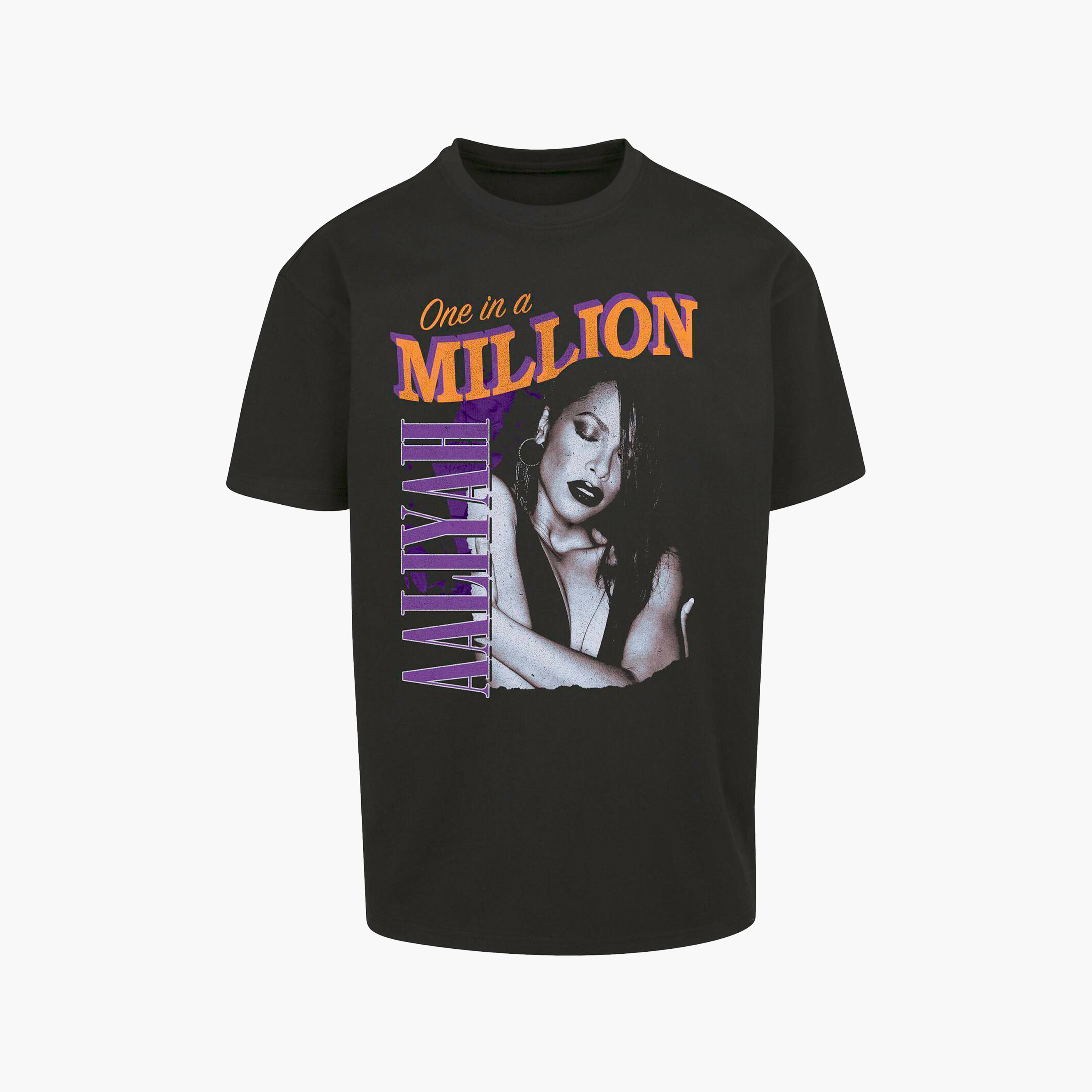 T-Shirt Aaliyah One In A Million Noir