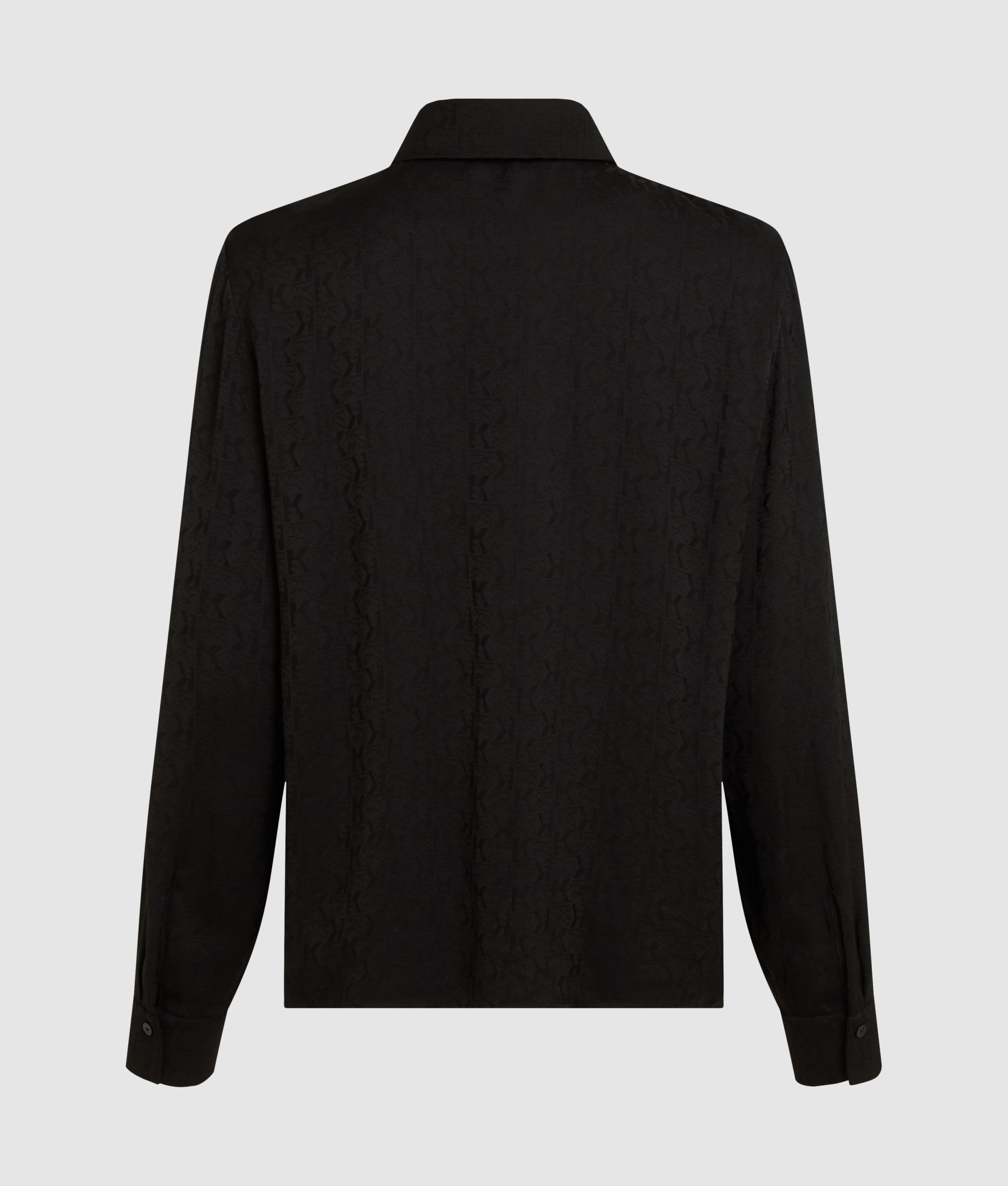 K JACQUARD BOW BLOUSE