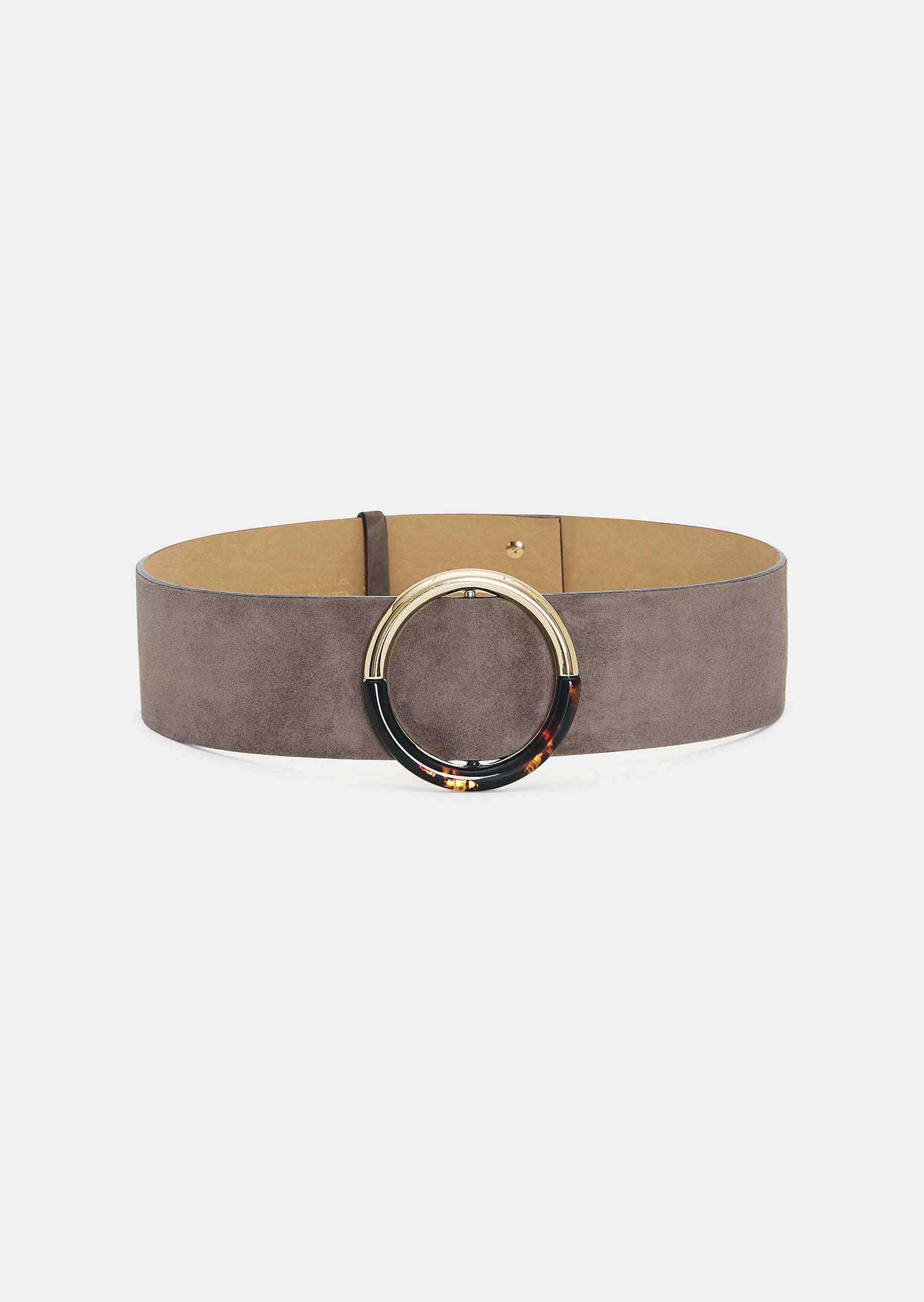 Ceinture Lauren-grise en velours