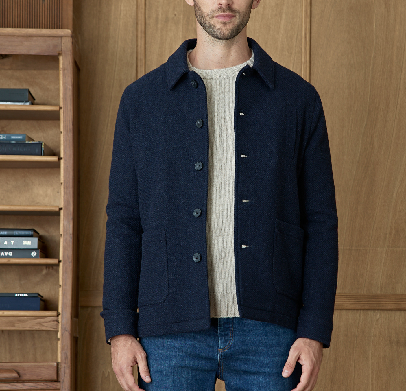 Blouson Mathew Mixed Navy