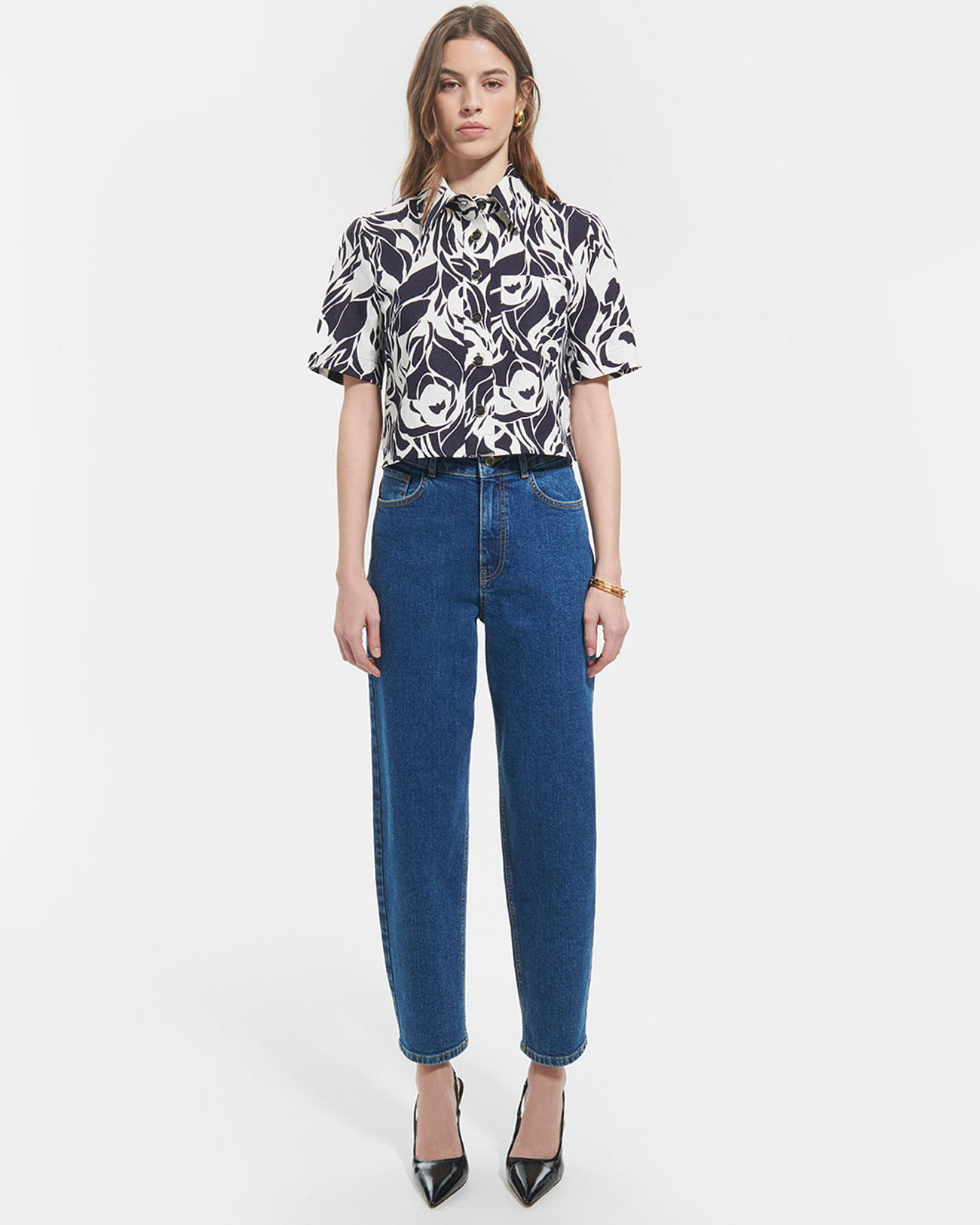 Chemise Celinette Imprimé en lin