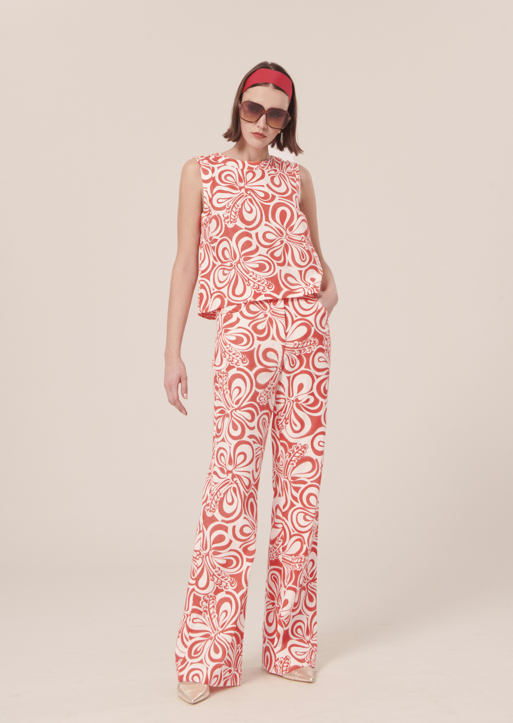Pantalon Prosper-Corail en Coton