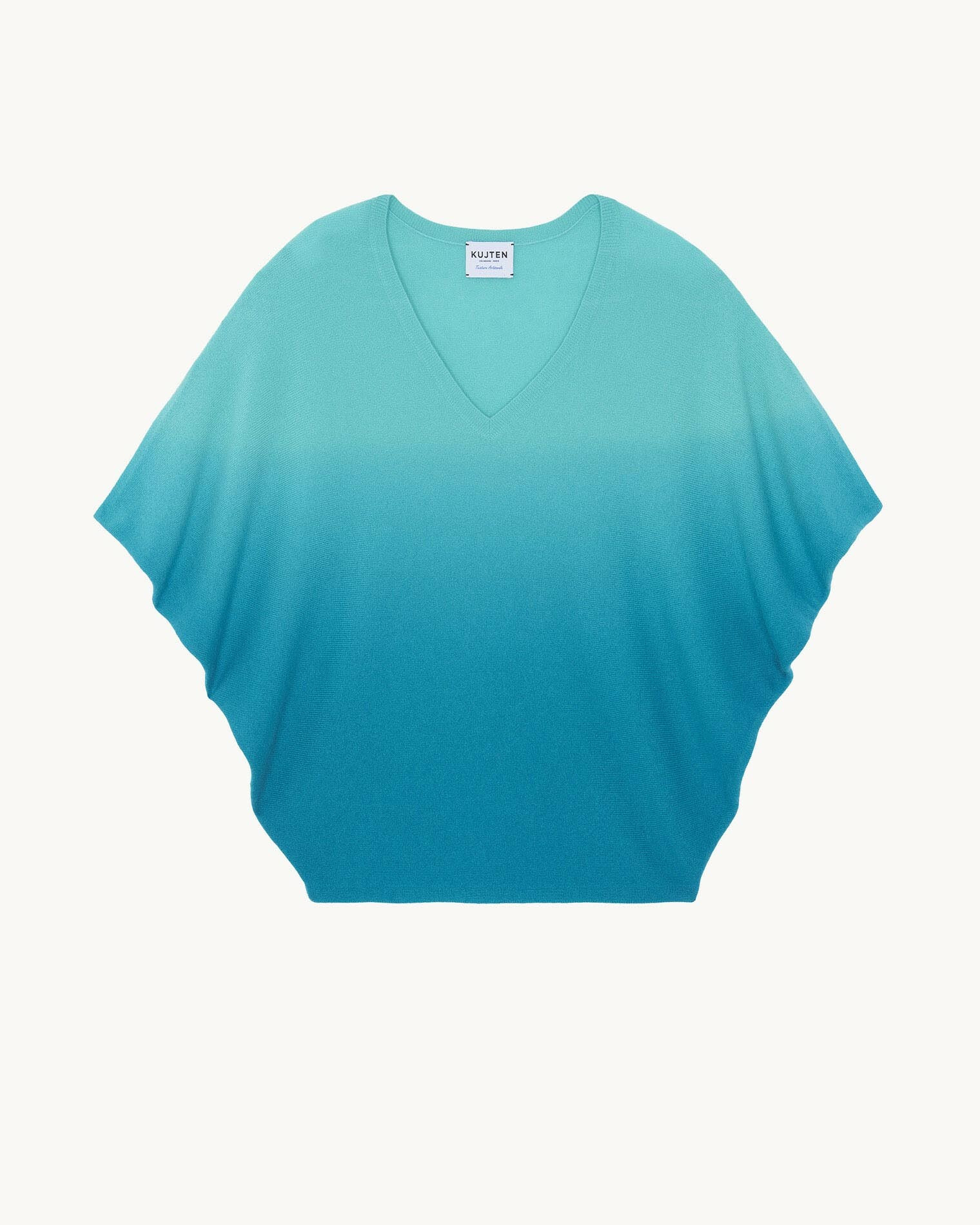 Top Wabibi Top Sans Manche Col V Cachemire Oversize, 2 fils