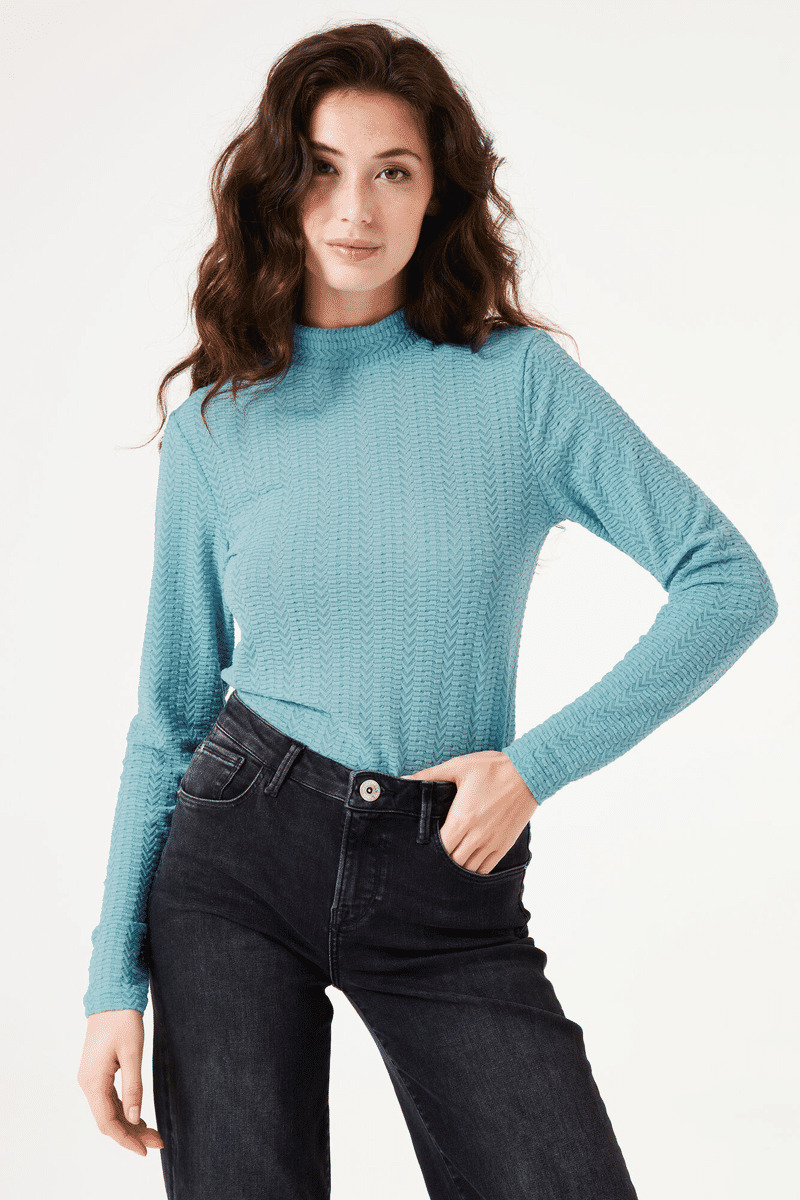 Women T-shirt Blue