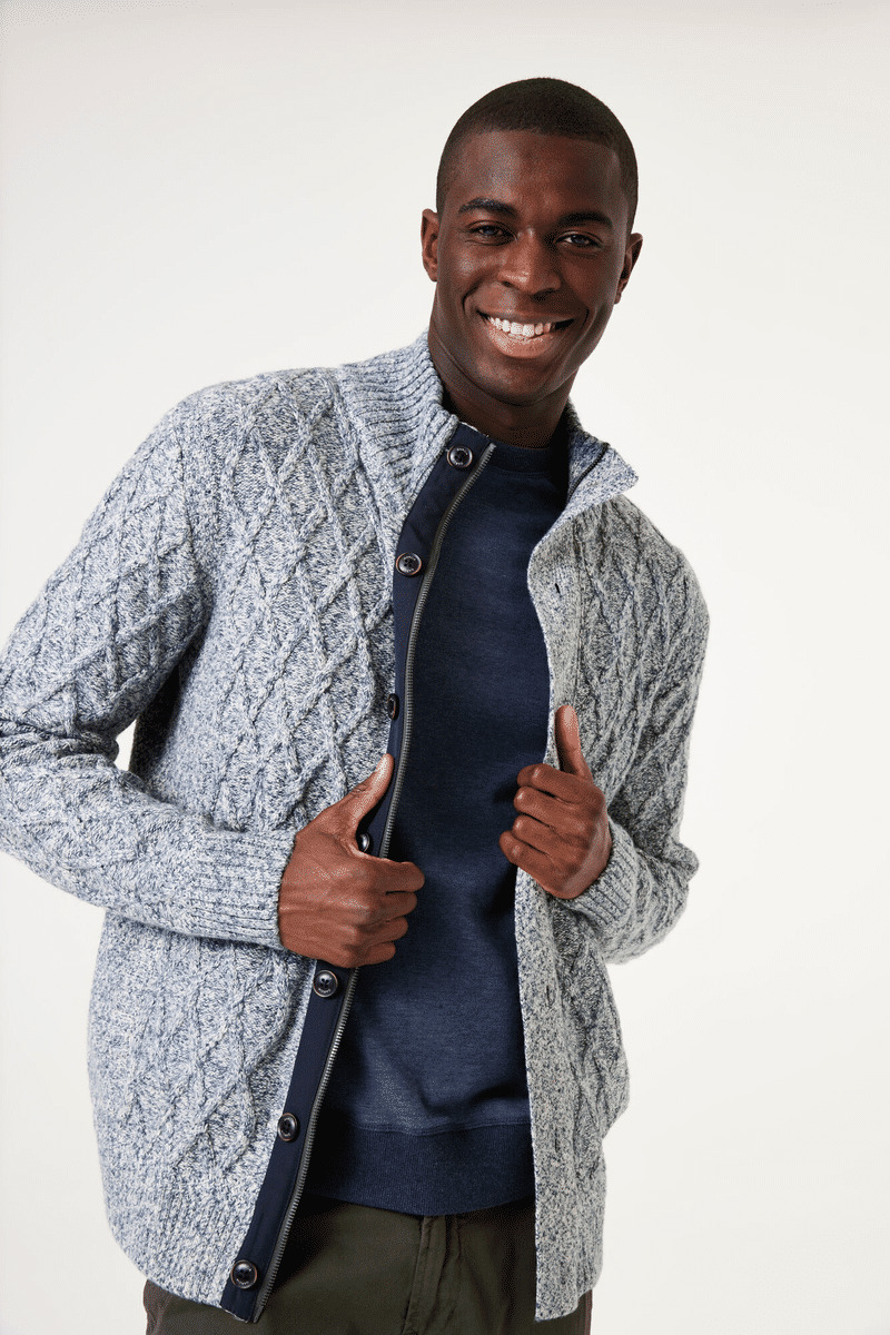 Men Vest Blue