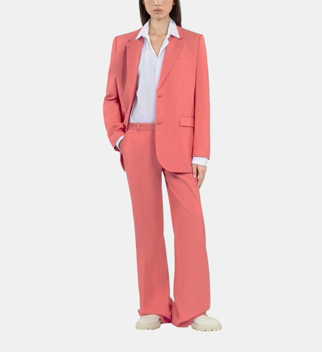 Veste Tailleur Fuchsia Femme