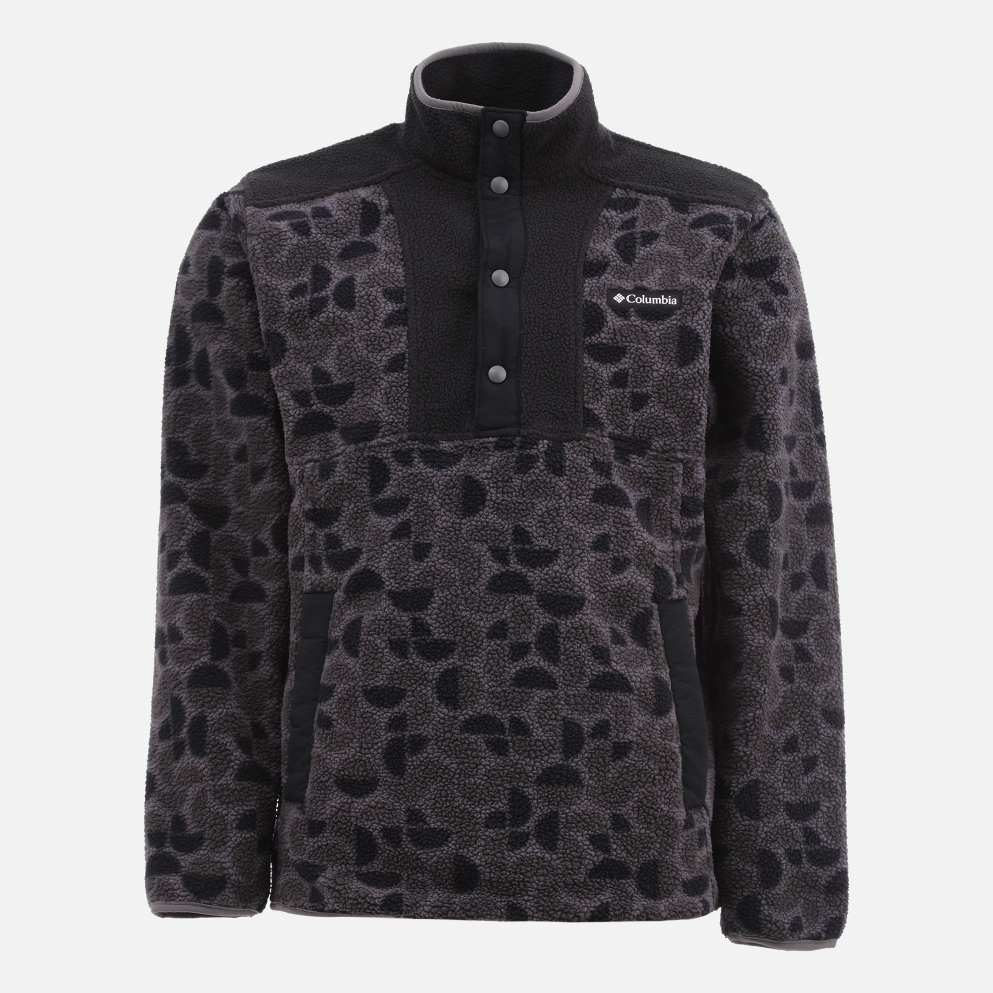 SUNSET CANYON FS PRINTED HALF SNAP Noir