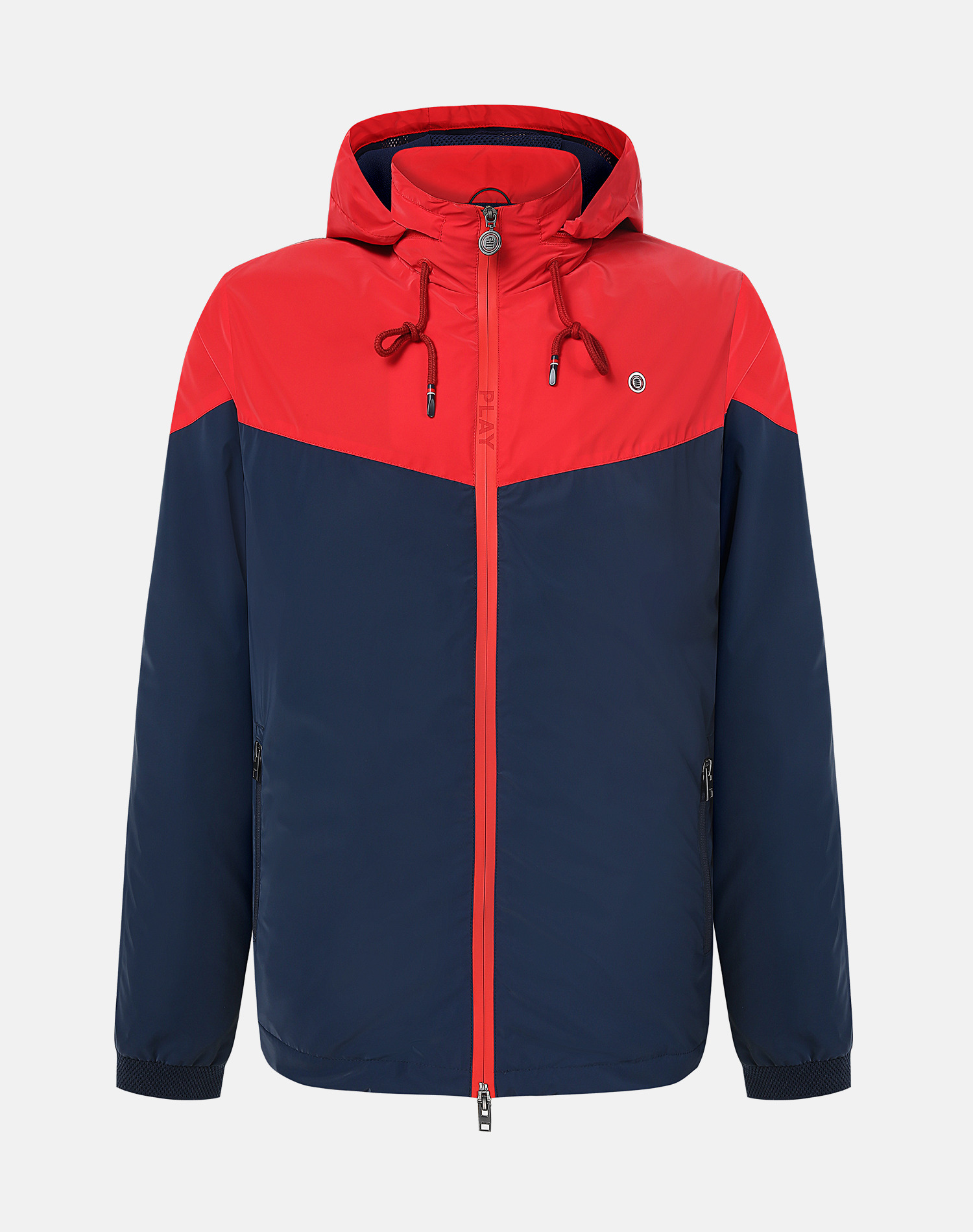 Veste coupe-vent bicolore PLAY bleu marine