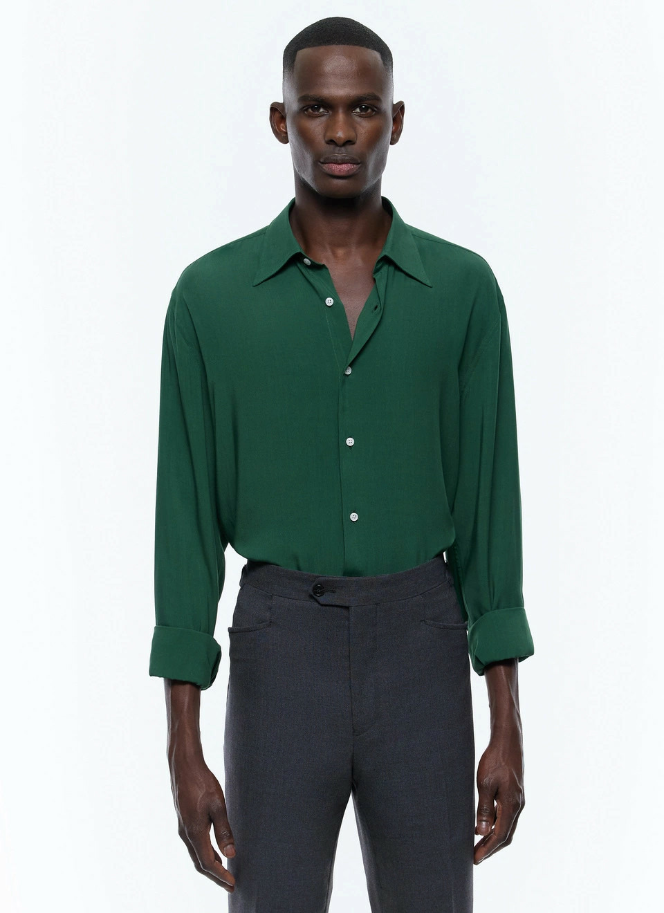 Chemise en viscose certifiée