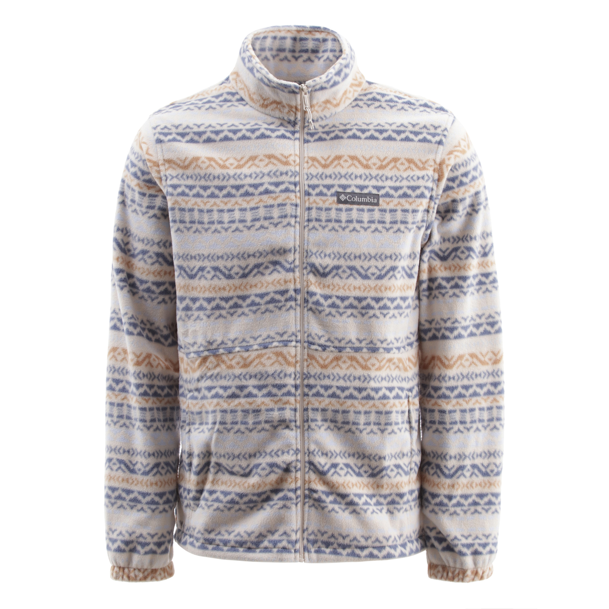 Granite Mountain Printed Fleece Jacket Blanc
