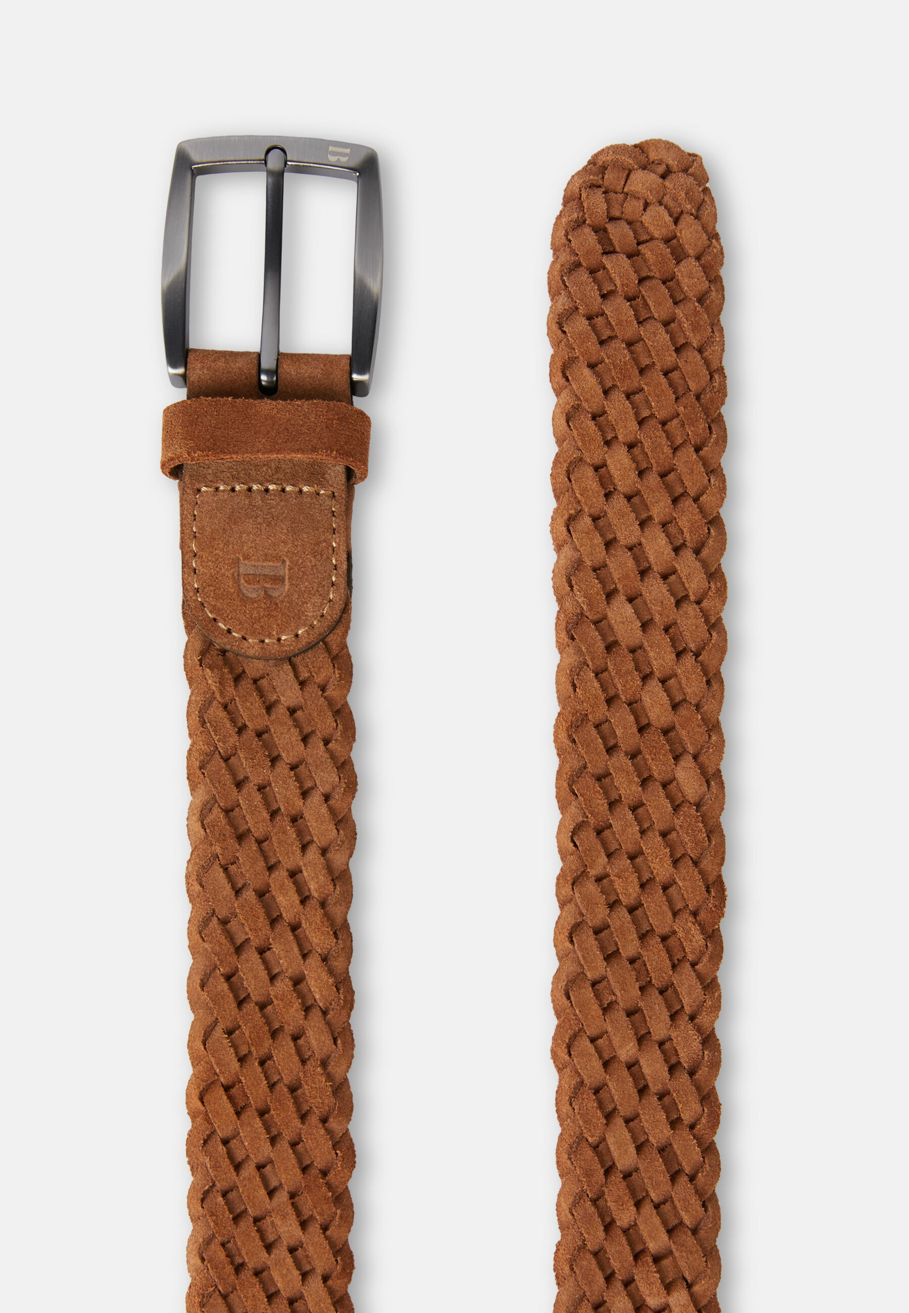 Ceinture Tressée En Daim