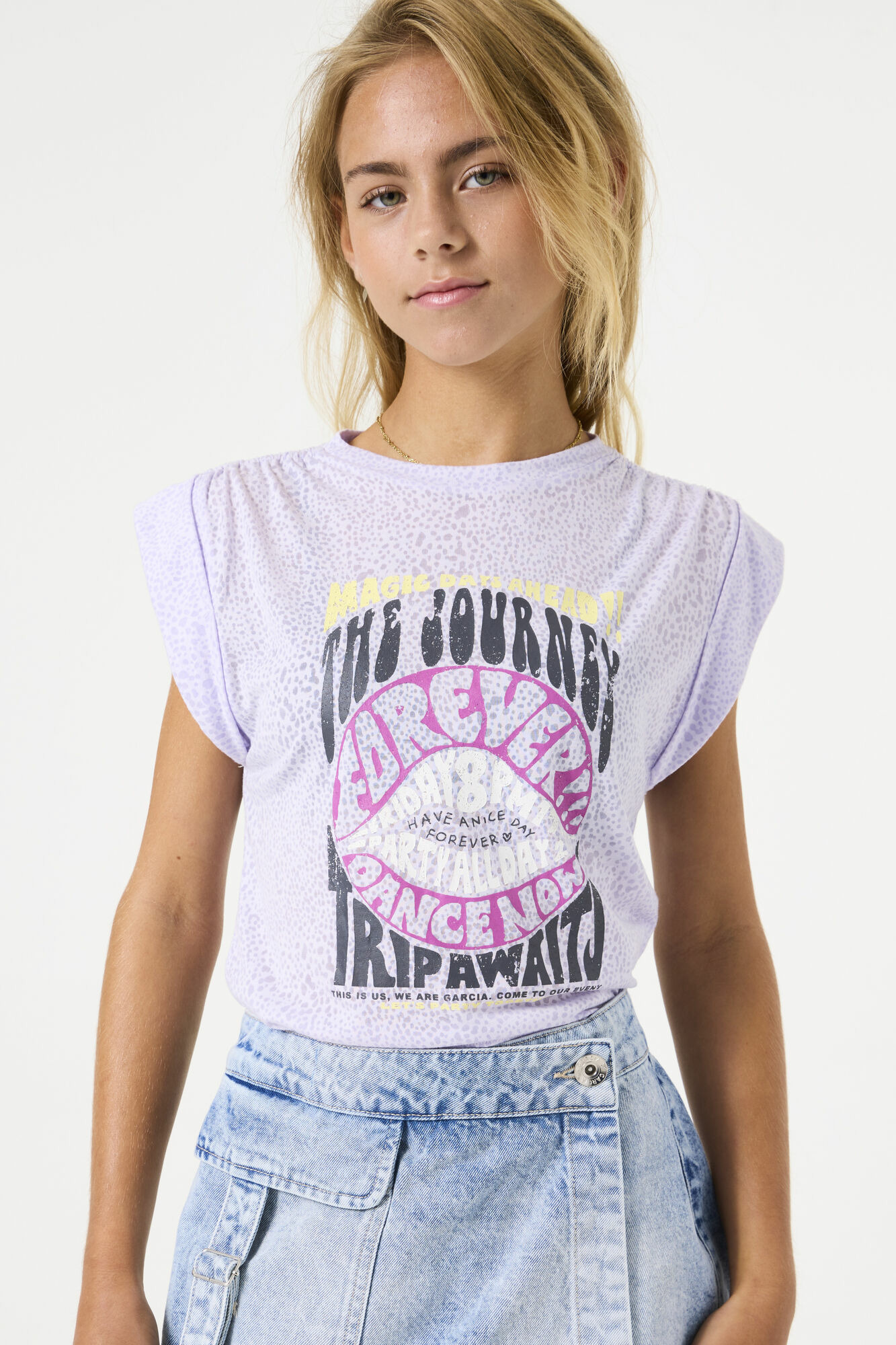 Girls T-shirt Purple