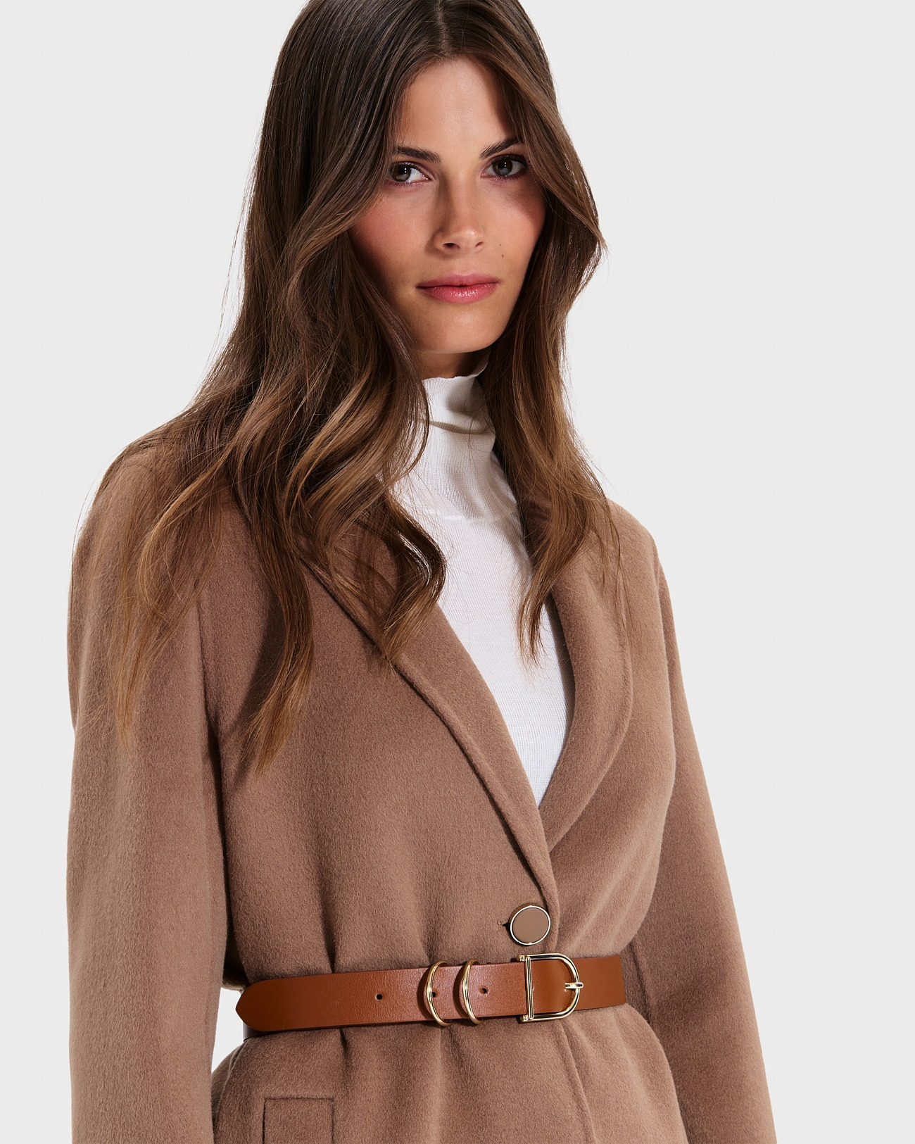 Ceinture Clelia Cognac en cuir