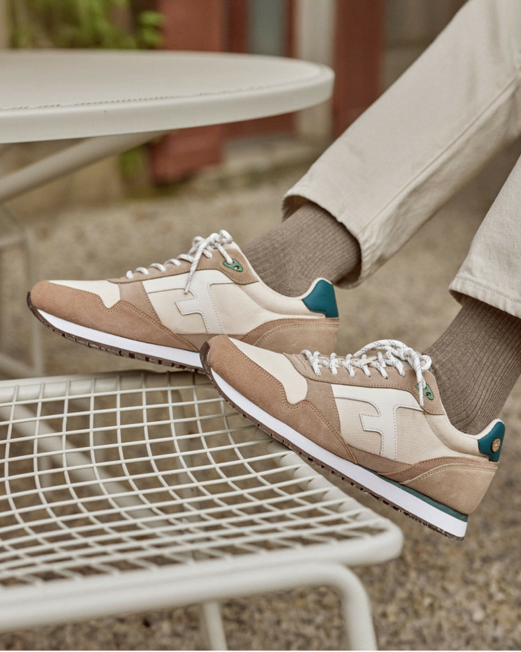 Running écrues & bleu clair