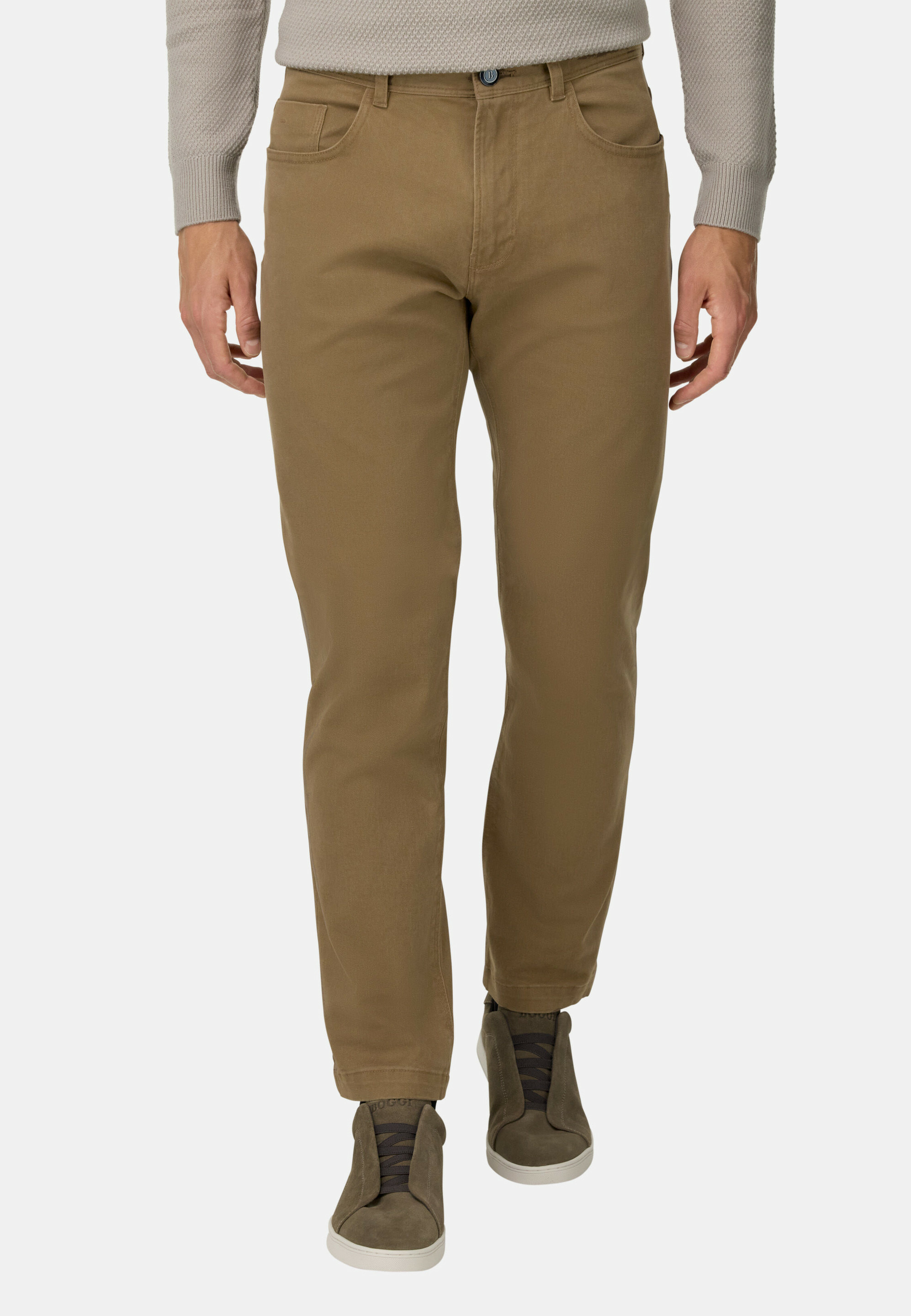 Pantalon 5 Poches en Coton Extensible