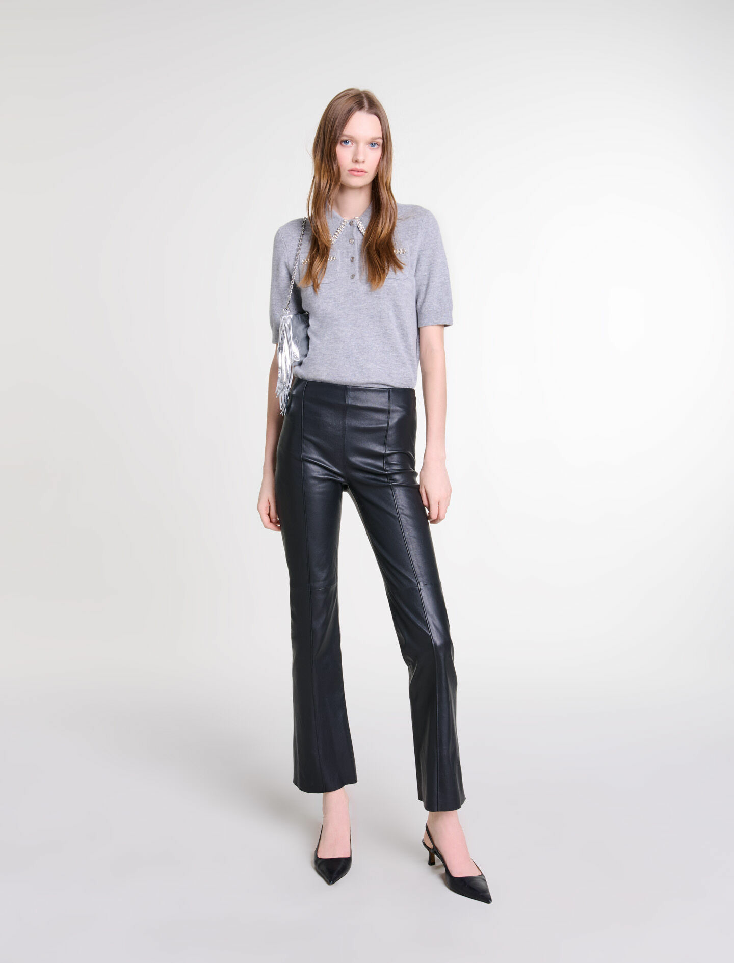 Pantalon en cuir