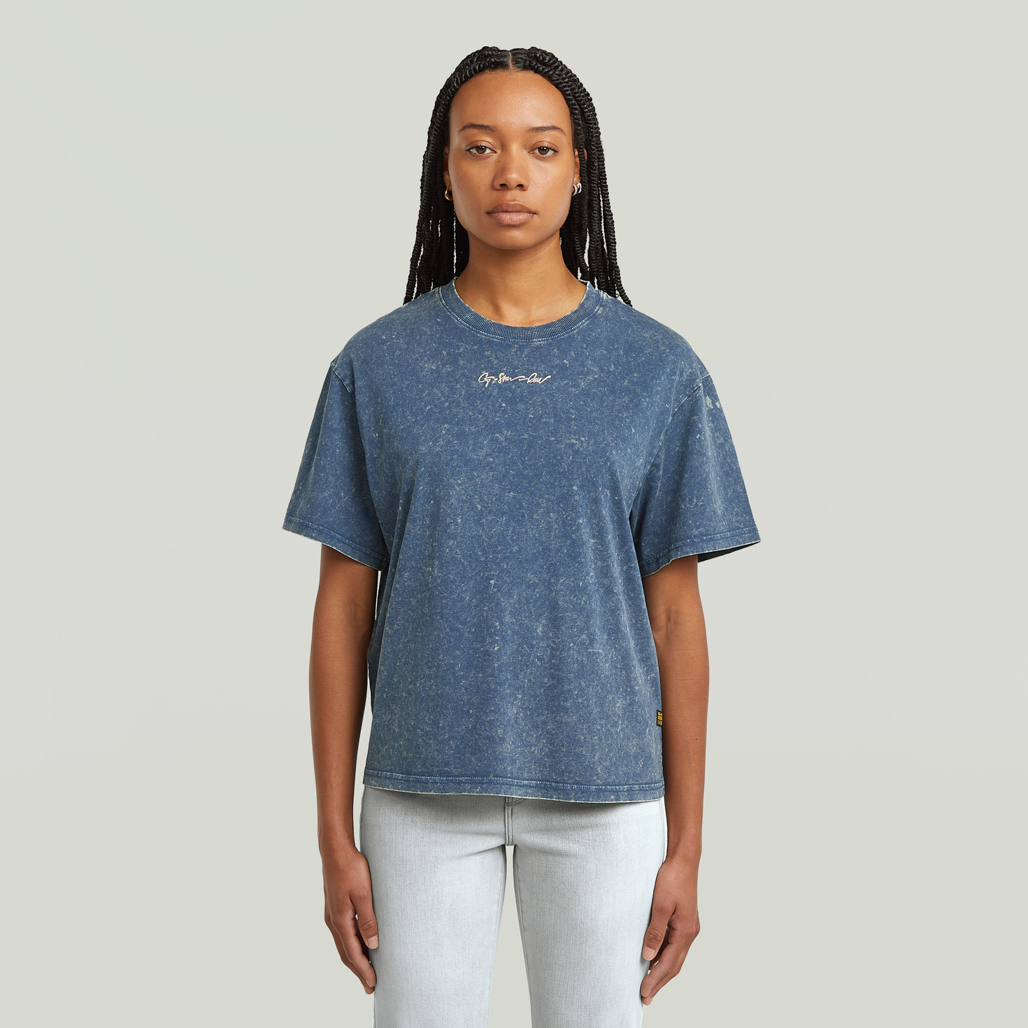 T-shirt Washed G-Script