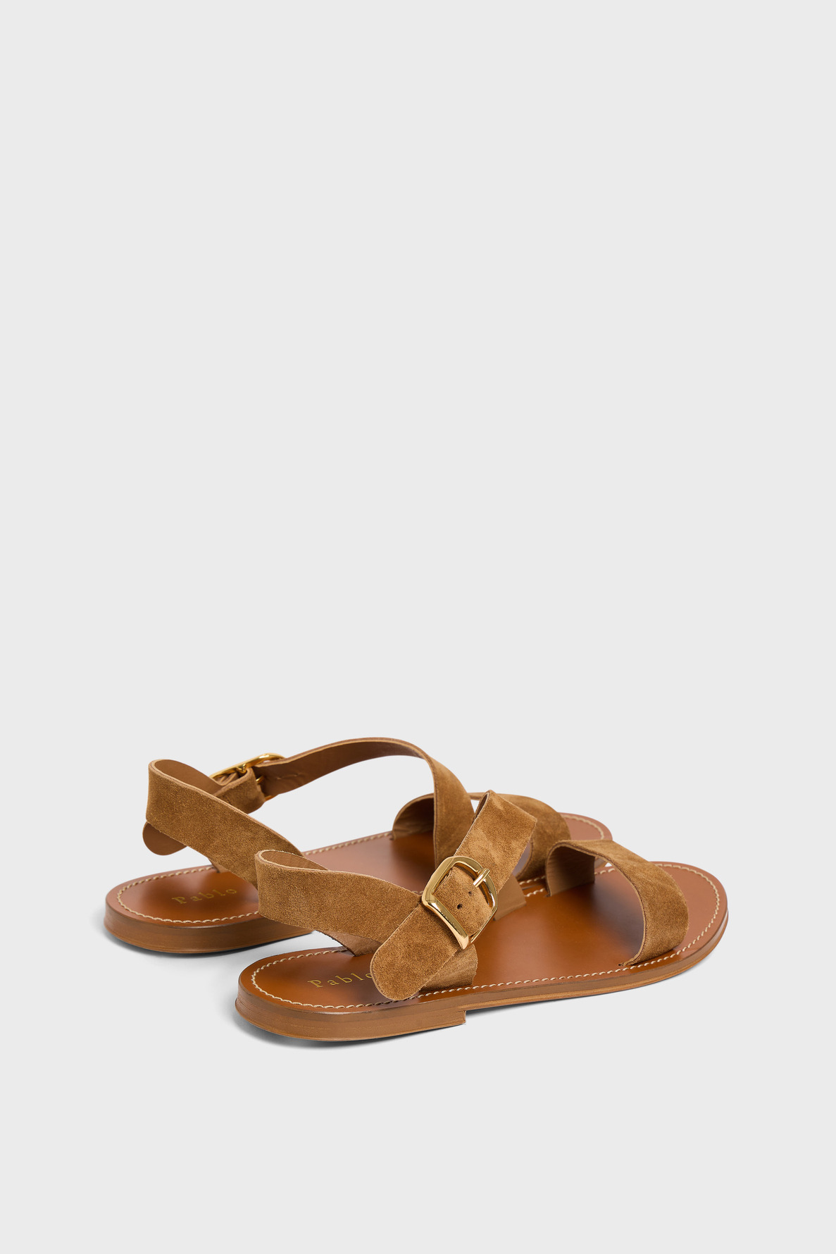 Chaussure Ninon Nu Pied En Cuir Velours Ninon