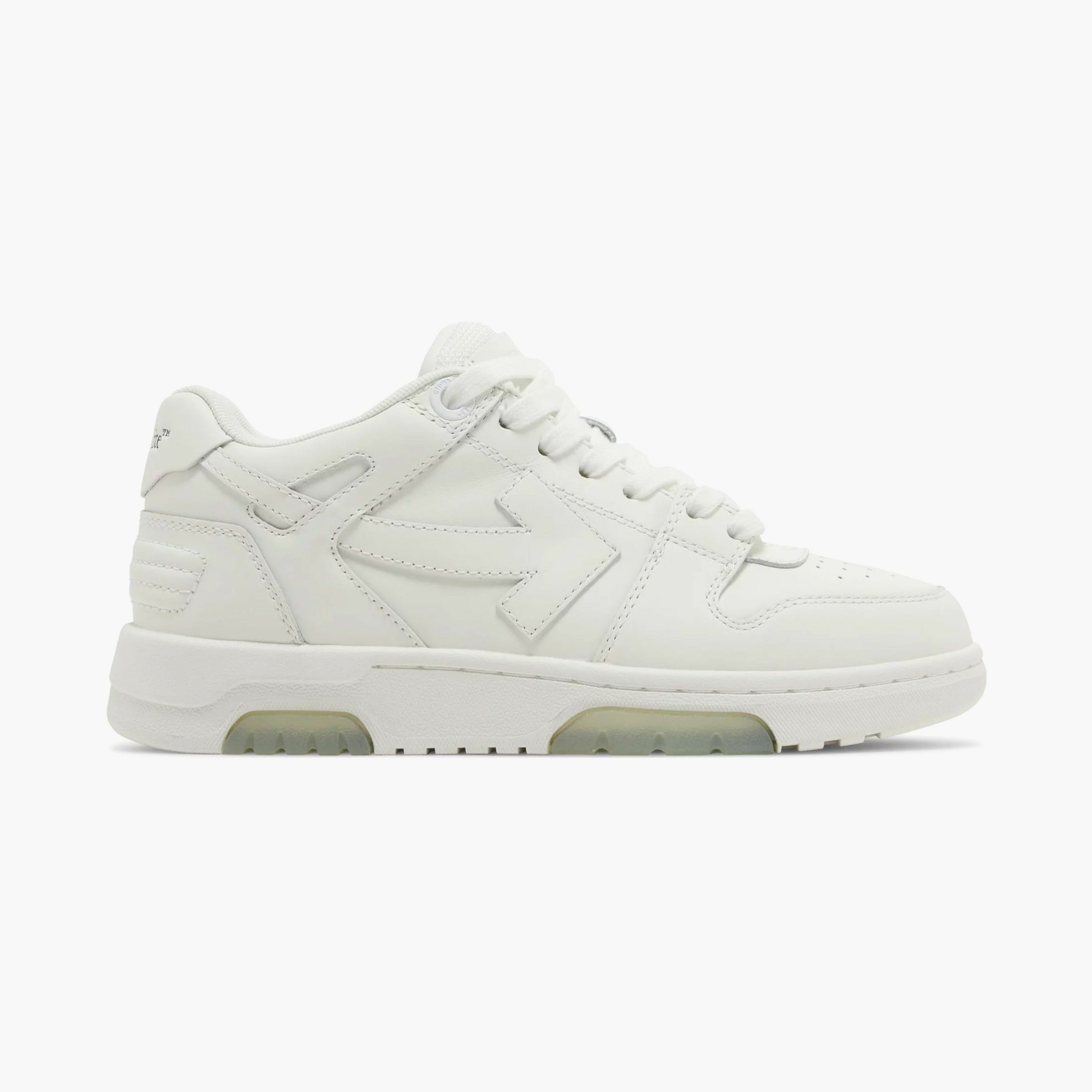 Off-White Out Of Office OOO Low Tops Leather White