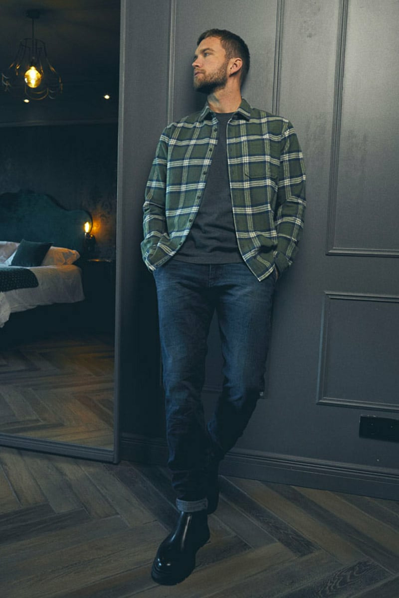 Jeans chino, longueur 34