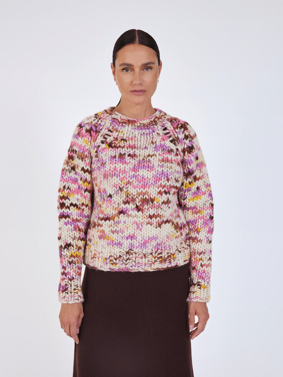 Pull col rond ML Dana MULTICO