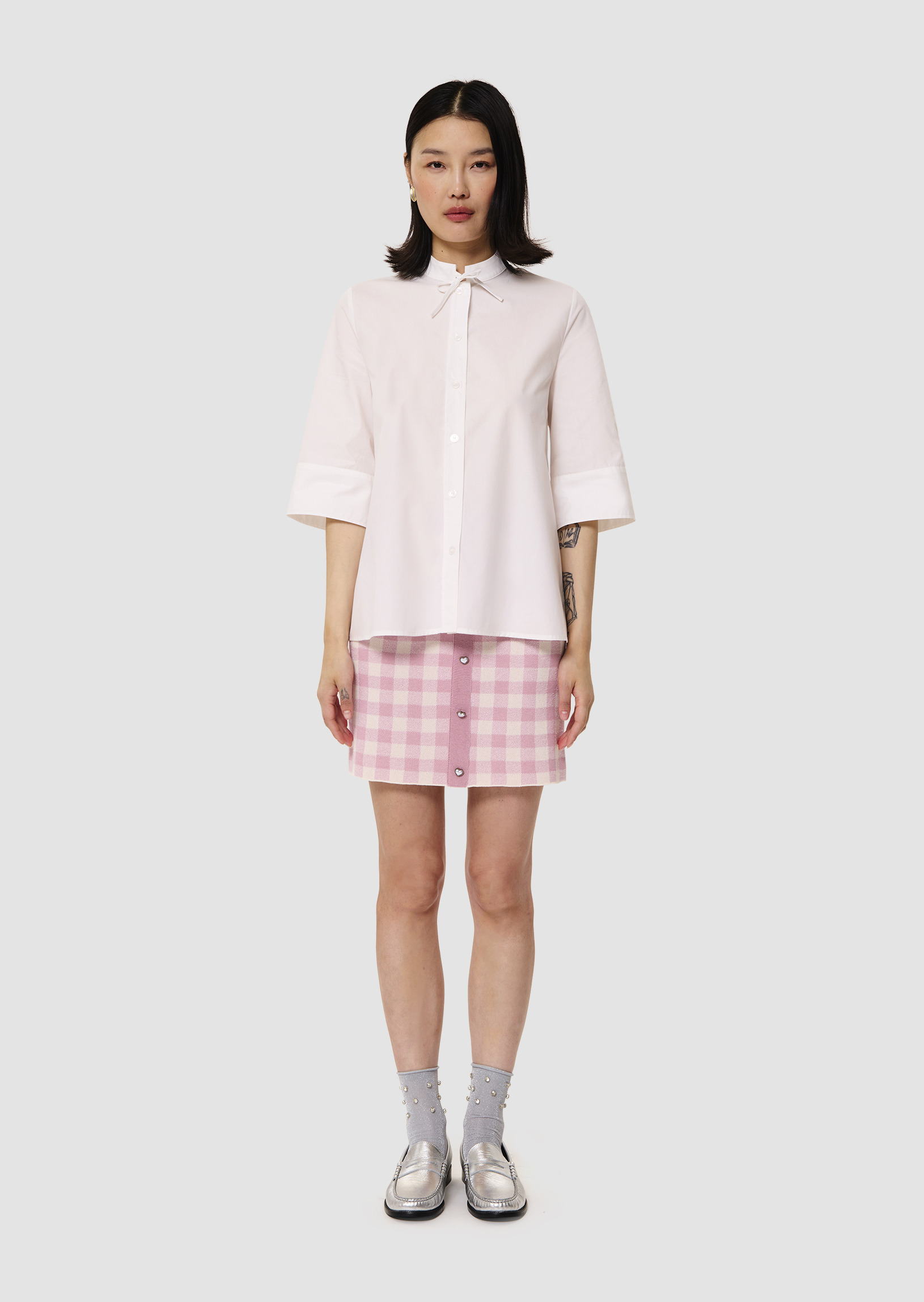 Chemise Clem-blanche en popeline